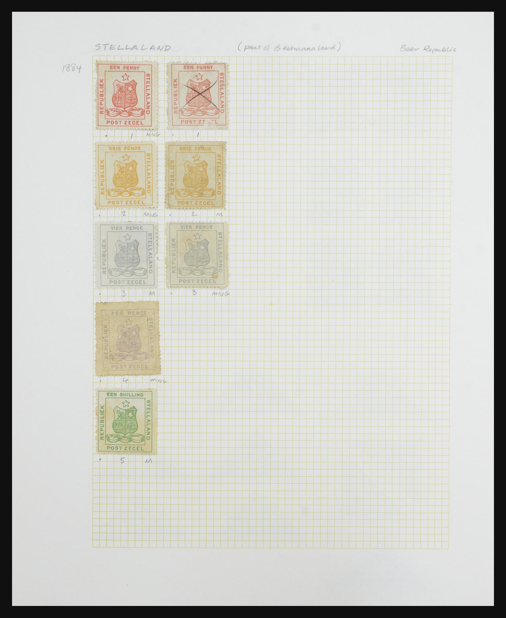 32224 042 - 32224 Zuid Afrika en gebieden 1864-1986.