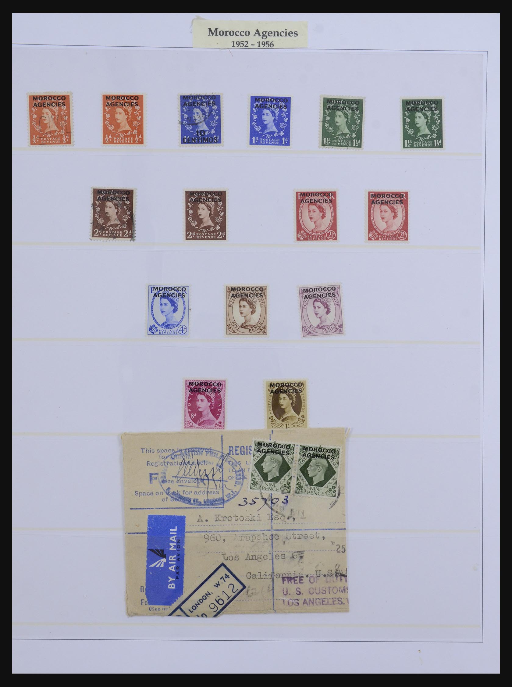 32228 033 - 32228 Brits Levant en Marokko Agencies 1857-1952.