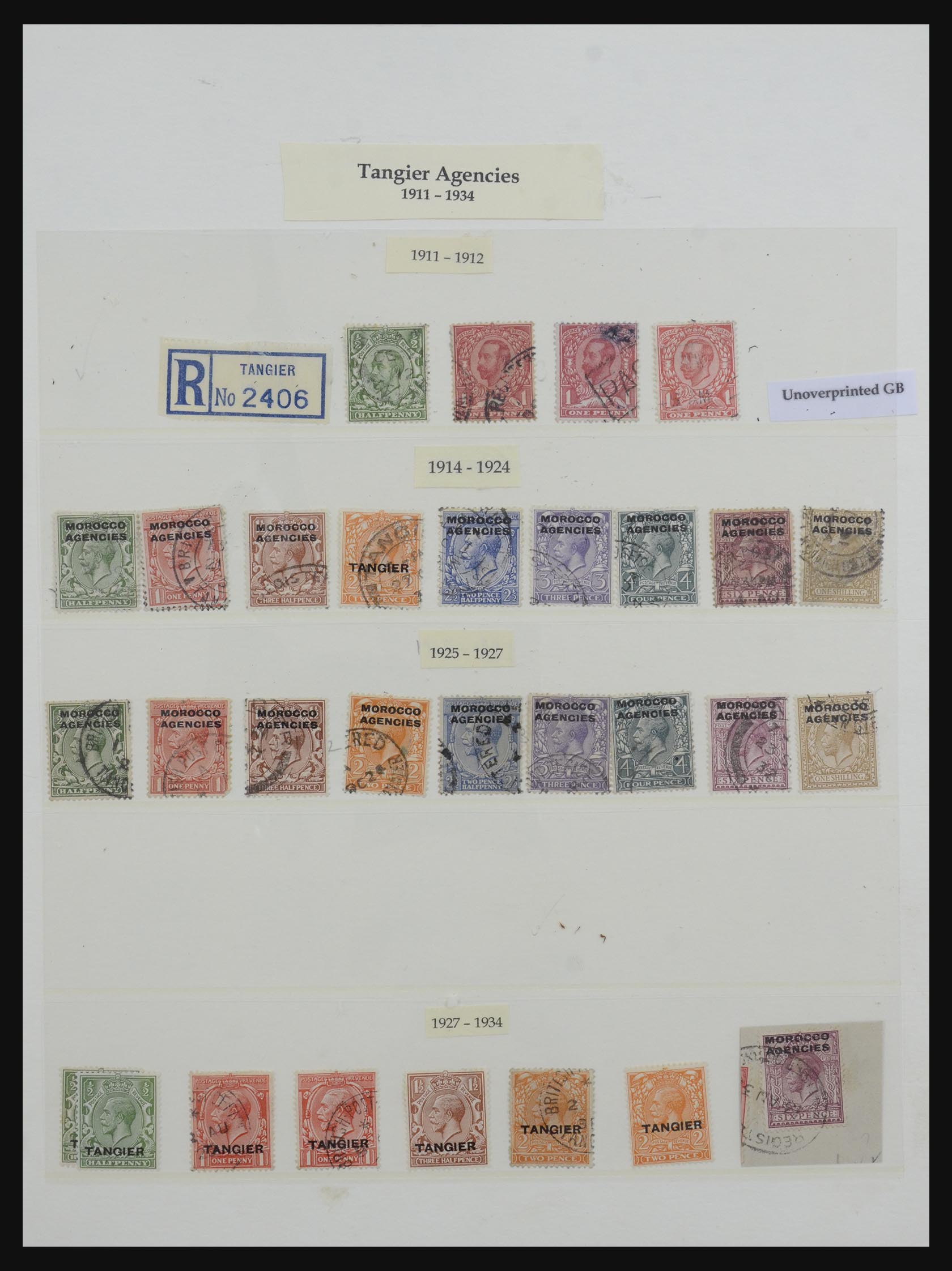 32228 038 - 32228 Brits Levant en Marokko Agencies 1857-1952.