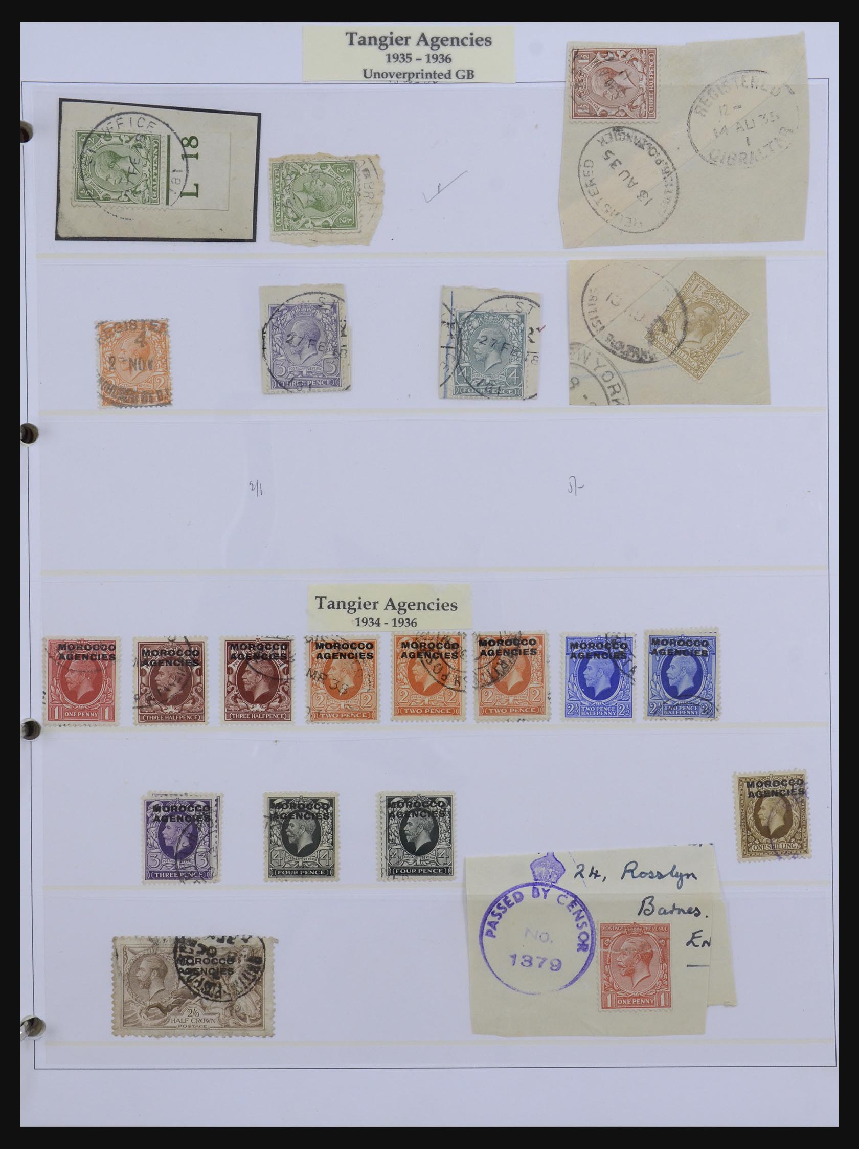 32228 039 - 32228 British Levant and Morocco agencies 1857-1952.
