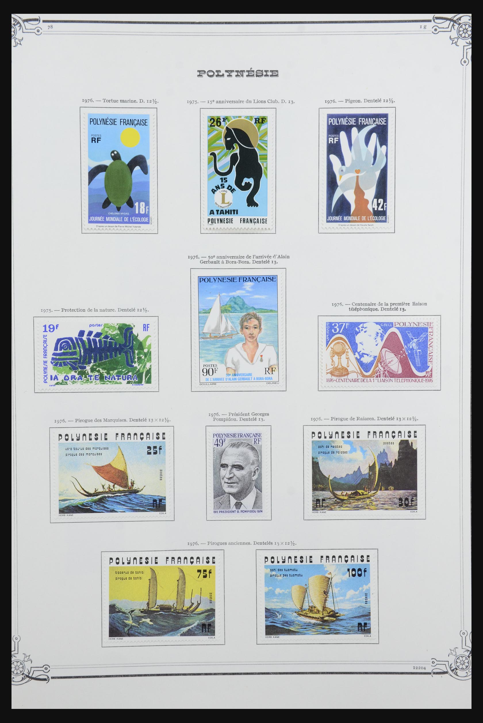 32229 008 - 32229 Polynesië 1958-1982.