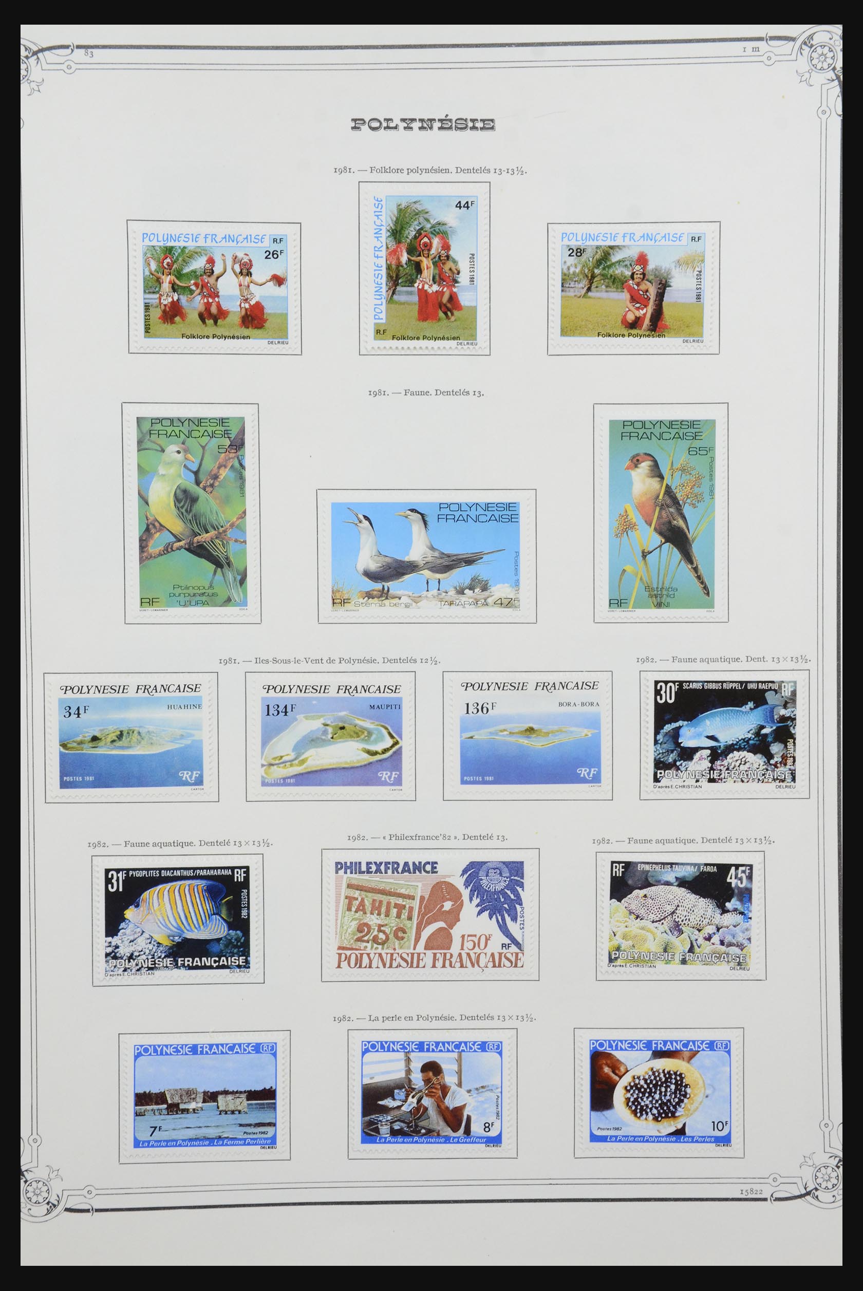 32229 013 - 32229 Polynesië 1958-1982.