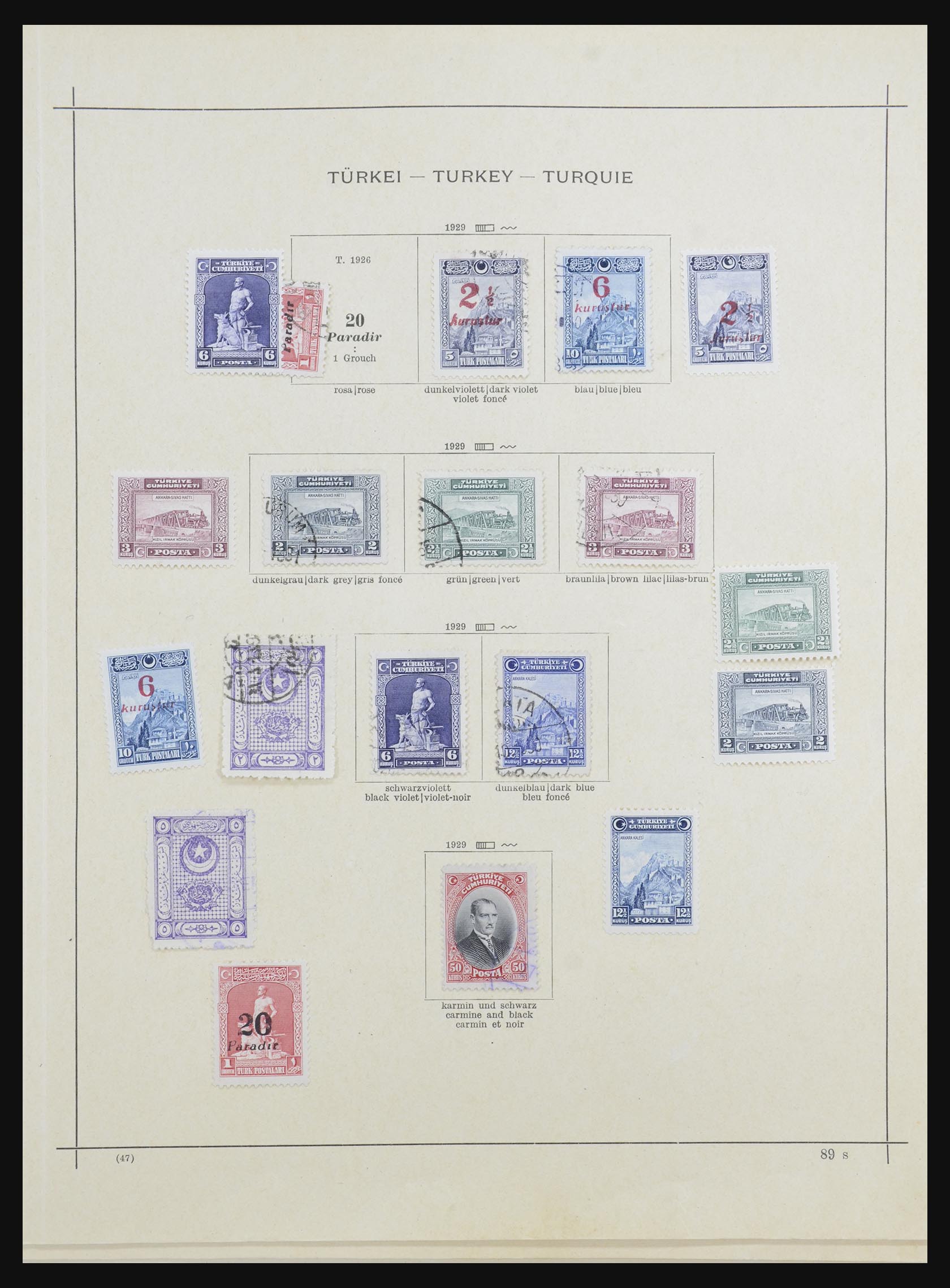 32232 030 - 32232 Turkije 1863-1965.