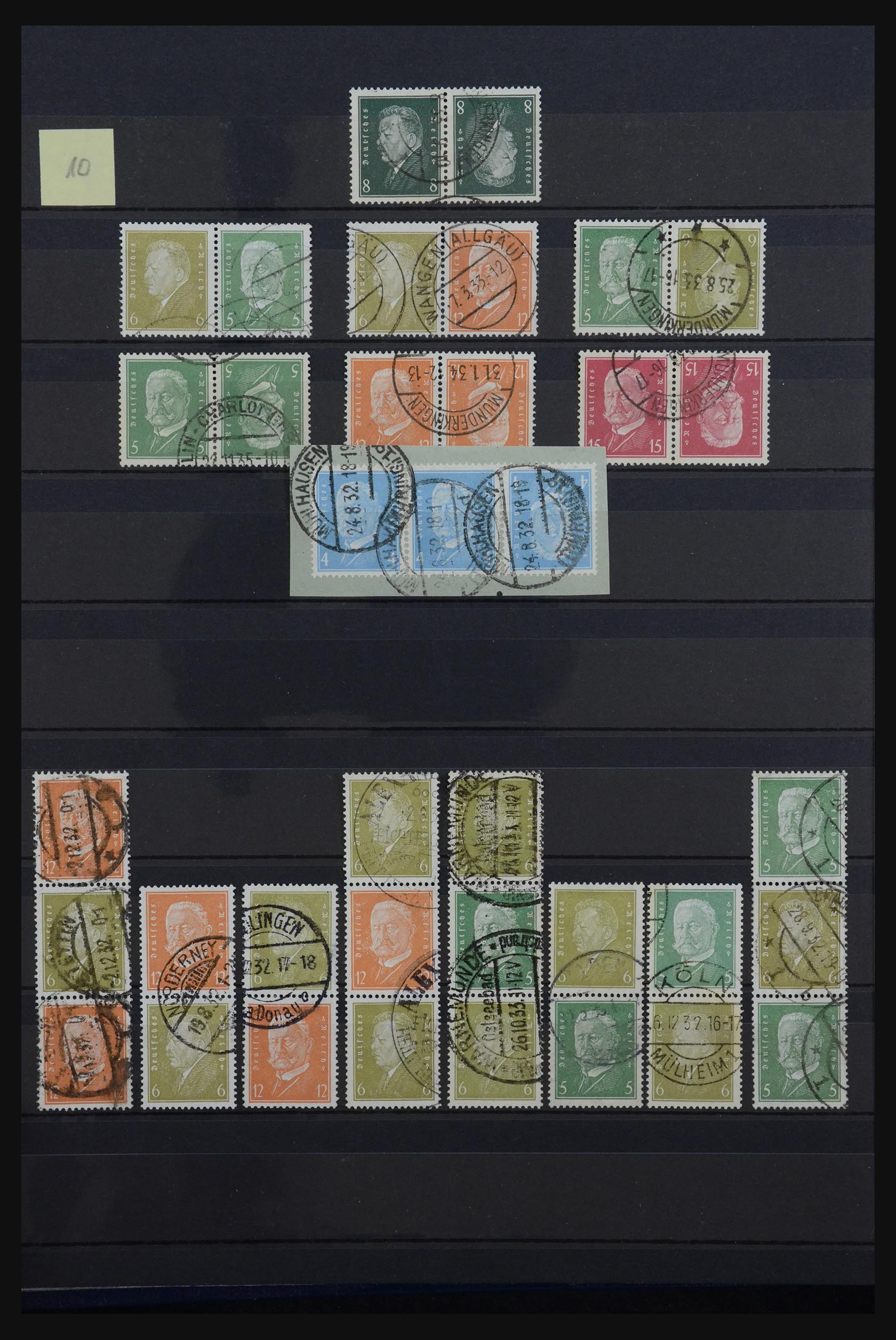 32242 013 - 32242 German Reich combinations 1911-1945.