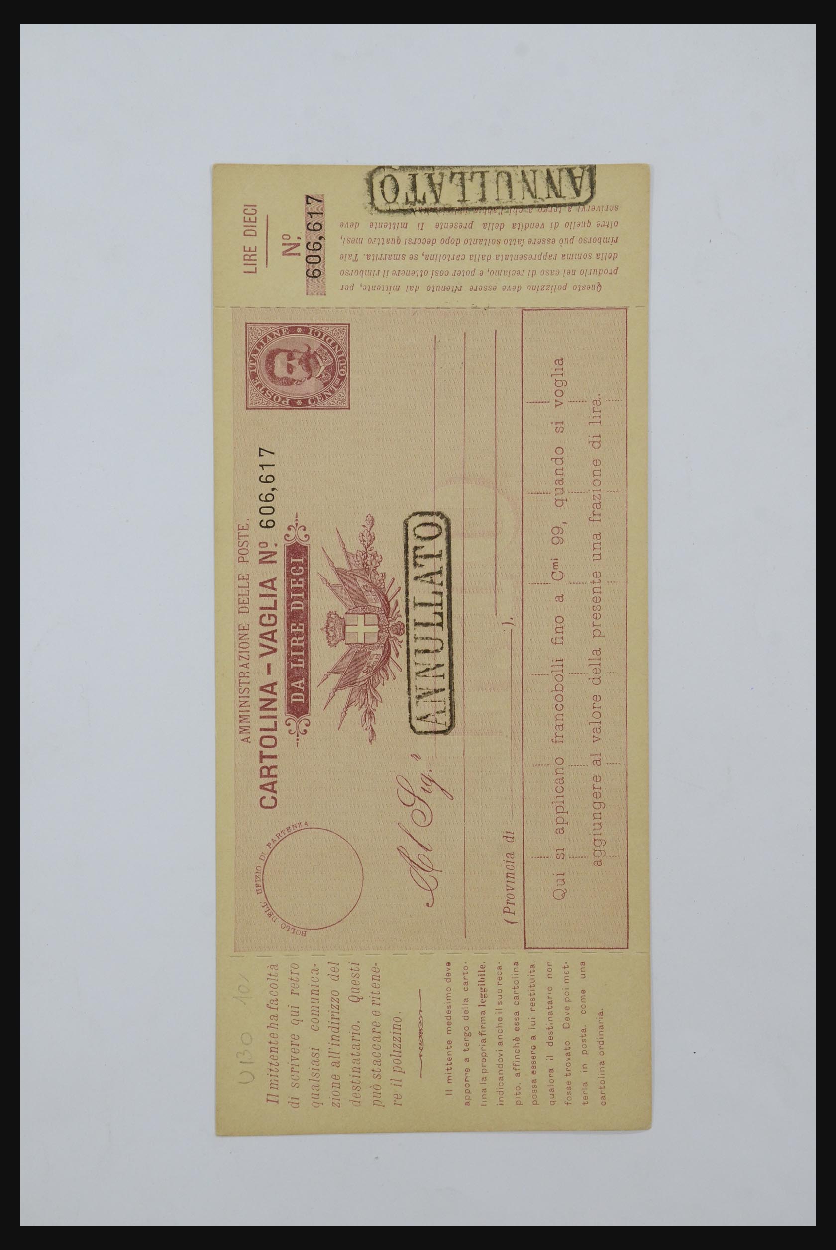 32243 036 - 32243 Italië postbewijskaarten 1892-1902.