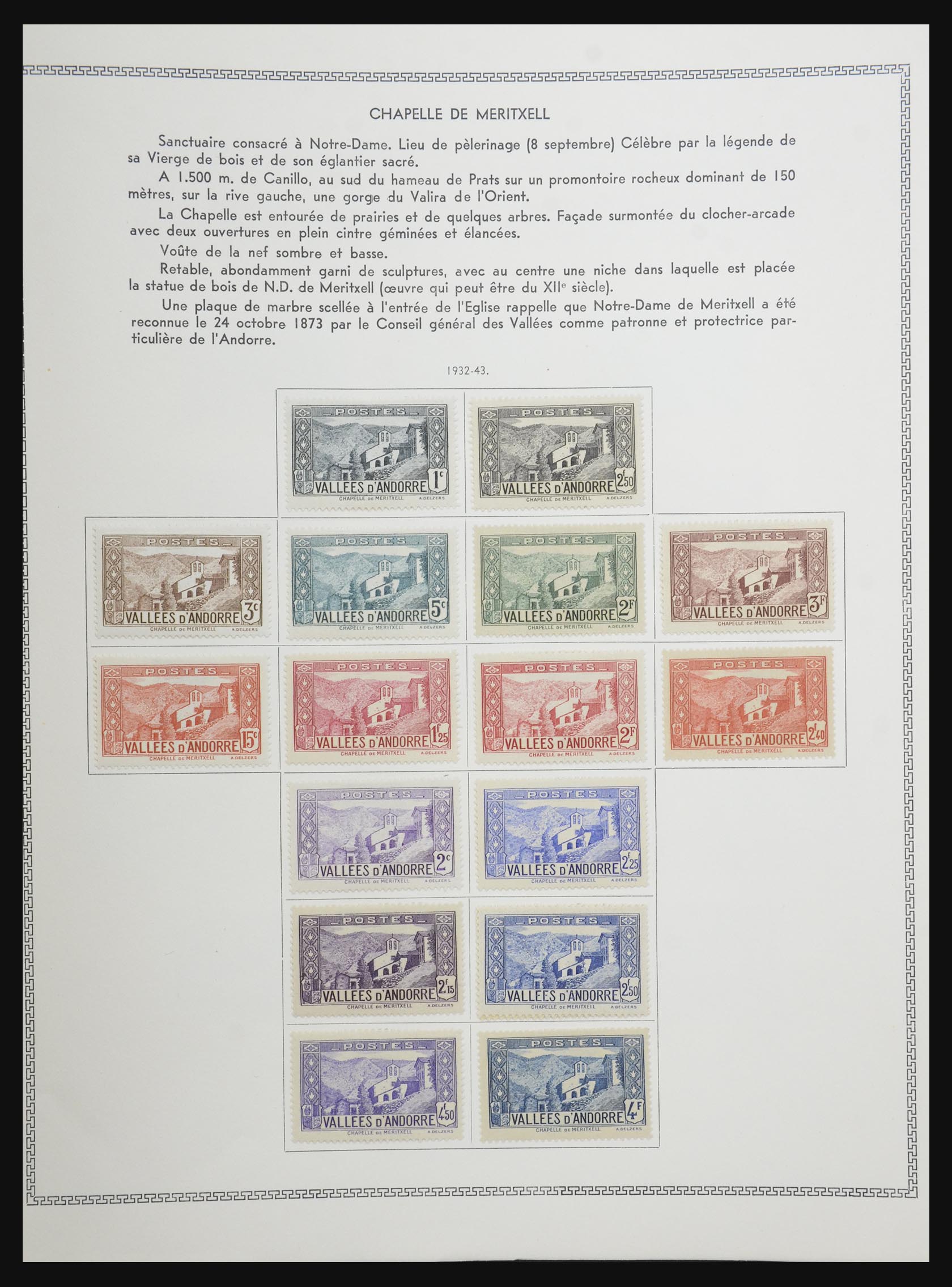 32245 003 - 32245 French Andorra 1931-1951.