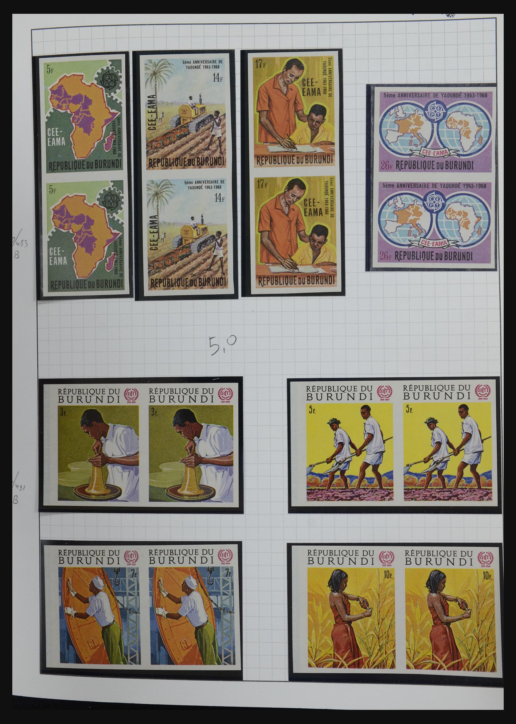 32249 065 - 32249 Burundi 1962-1977.