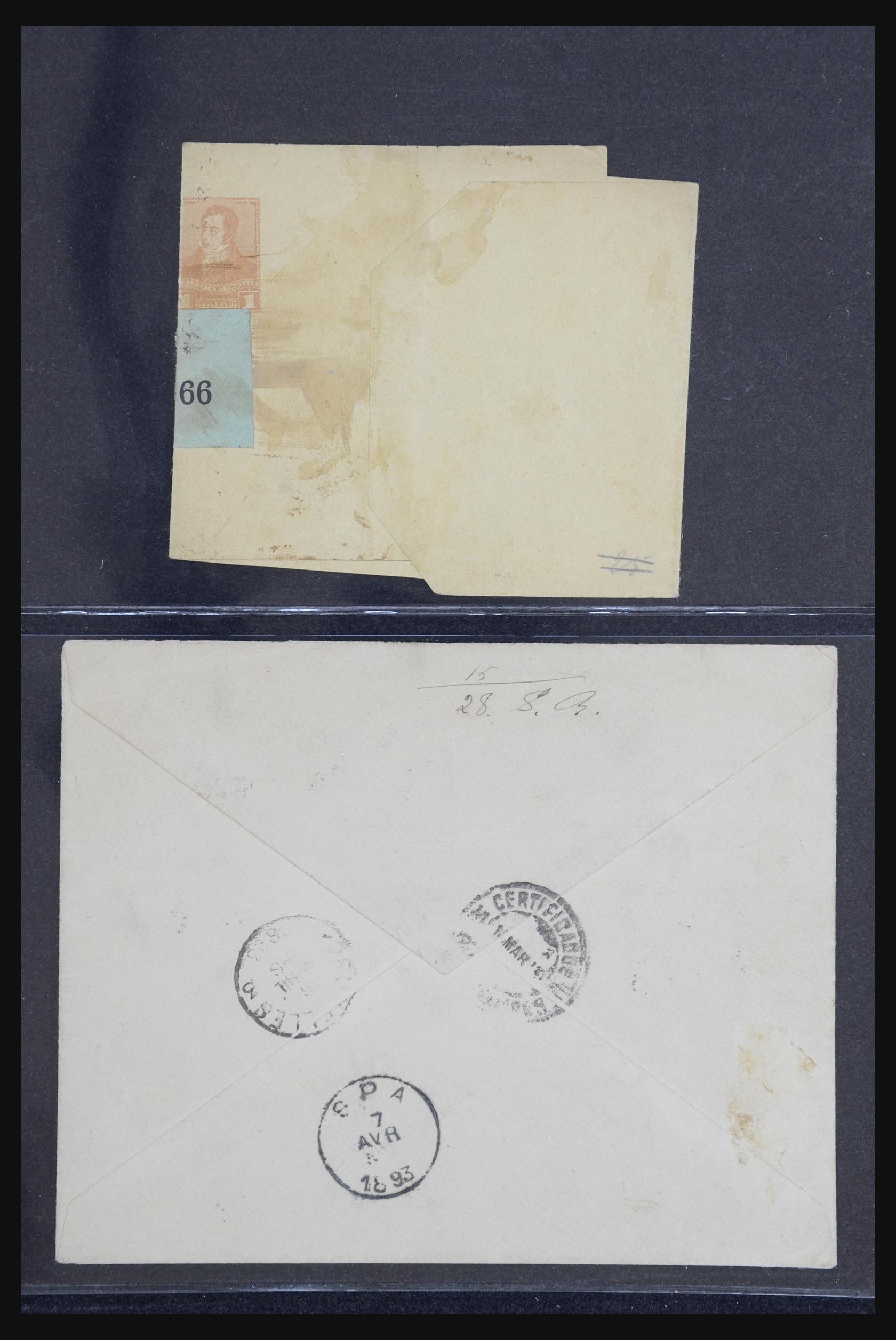32251 0037 - 32251 Latijns Amerika brieven 1900-1980.