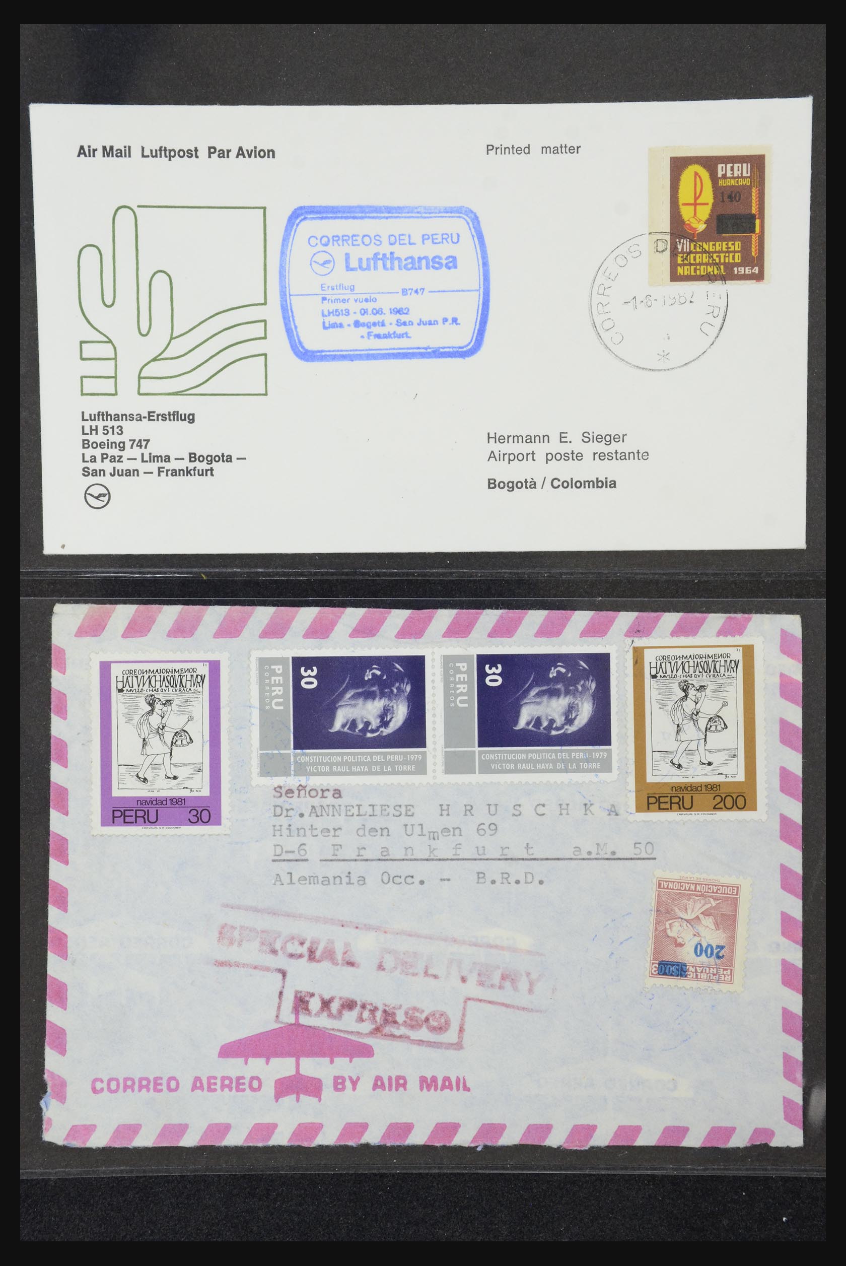 32251 2241 - 32251 Latijns Amerika brieven 1900-1980.