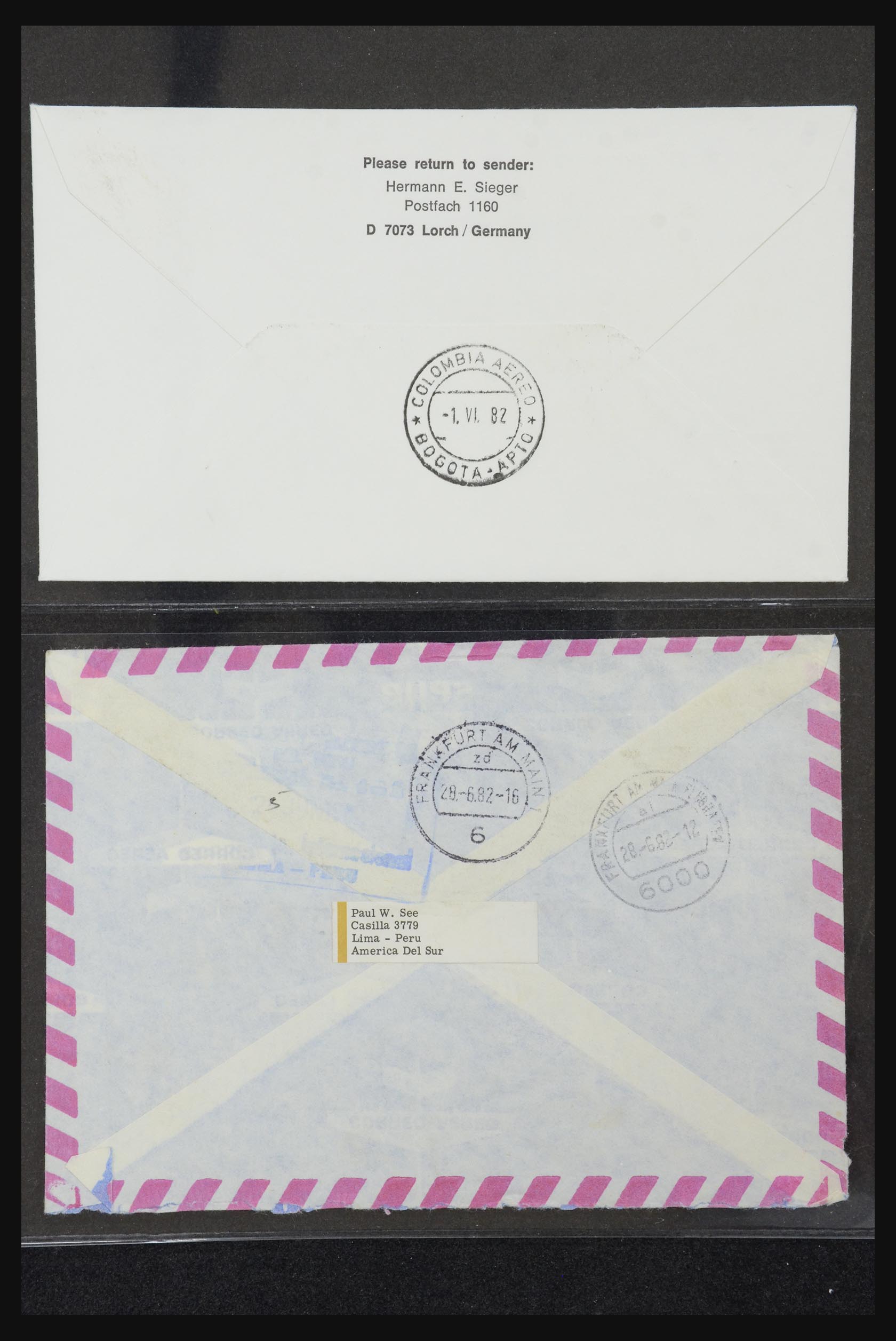 32251 2242 - 32251 Latijns Amerika brieven 1900-1980.