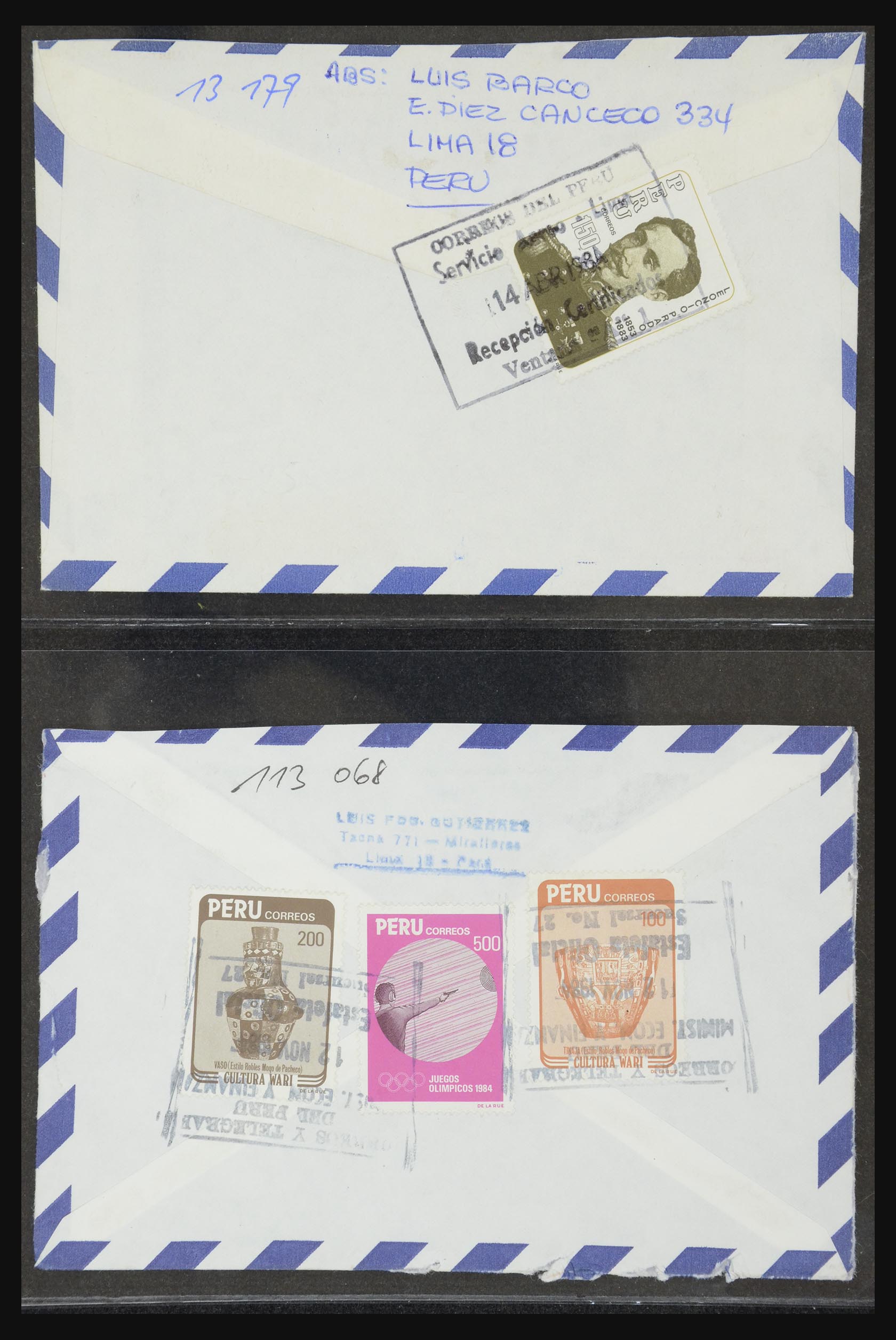 32251 2248 - 32251 Latijns Amerika brieven 1900-1980.