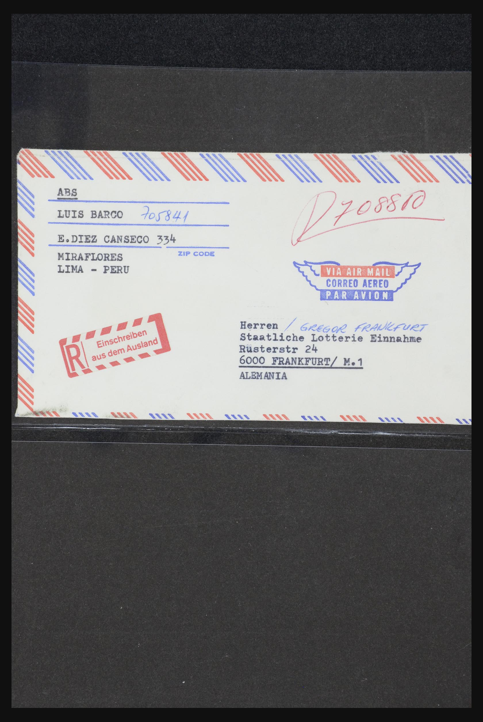32251 2249 - 32251 Latijns Amerika brieven 1900-1980.