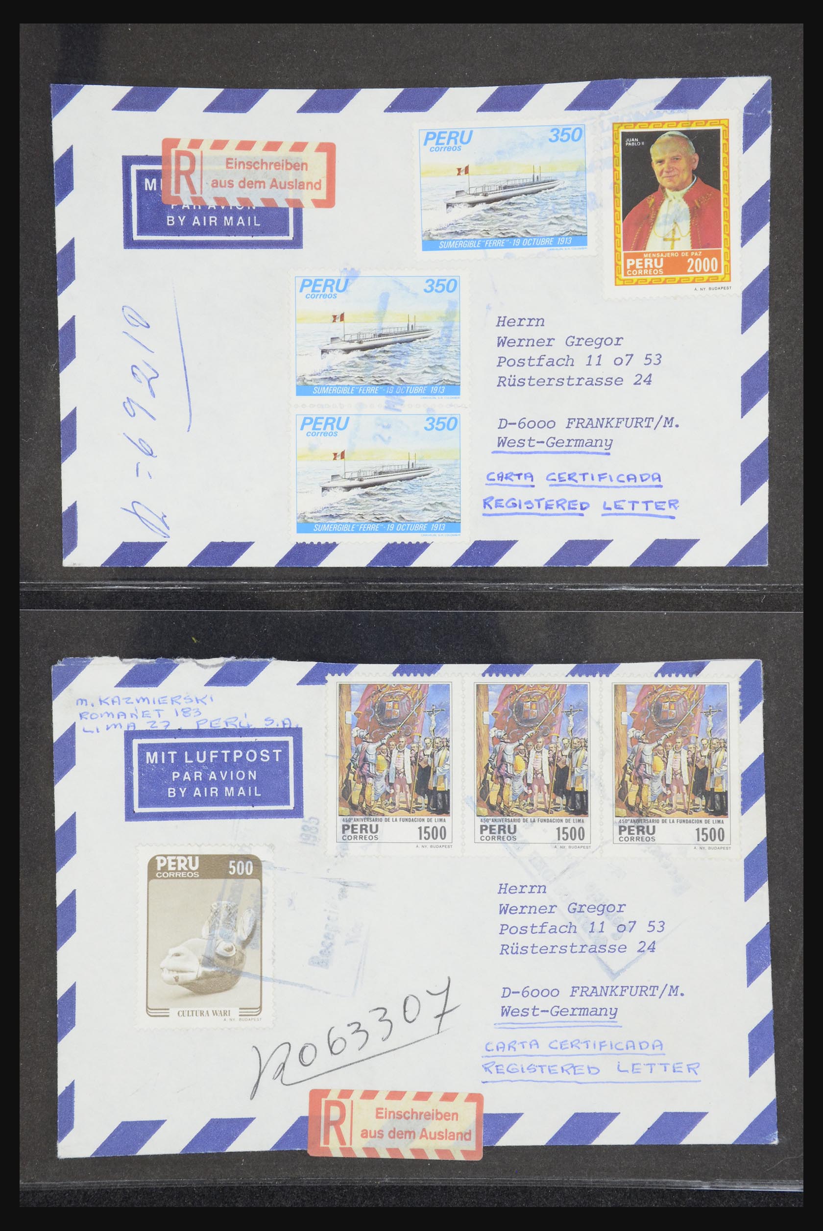 32251 2251 - 32251 Latijns Amerika brieven 1900-1980.