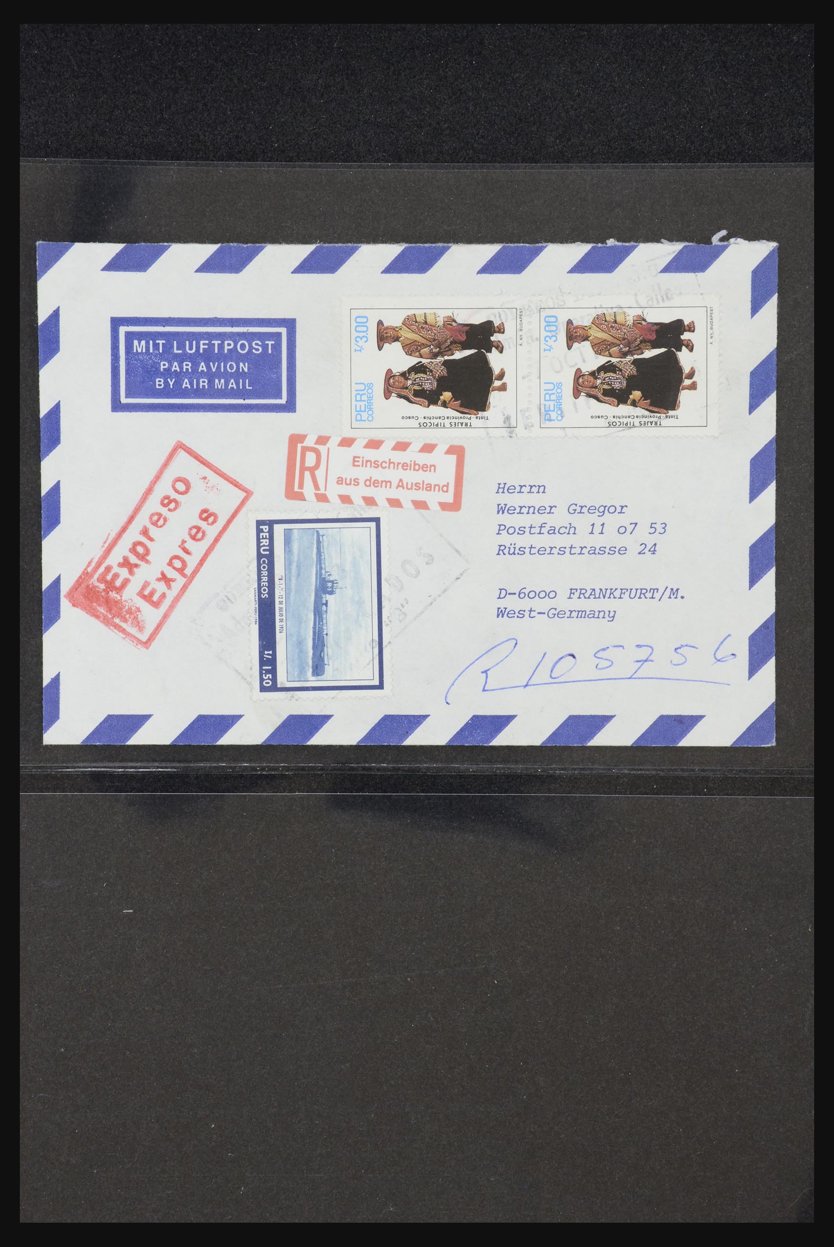 32251 2258 - 32251 Latijns Amerika brieven 1900-1980.