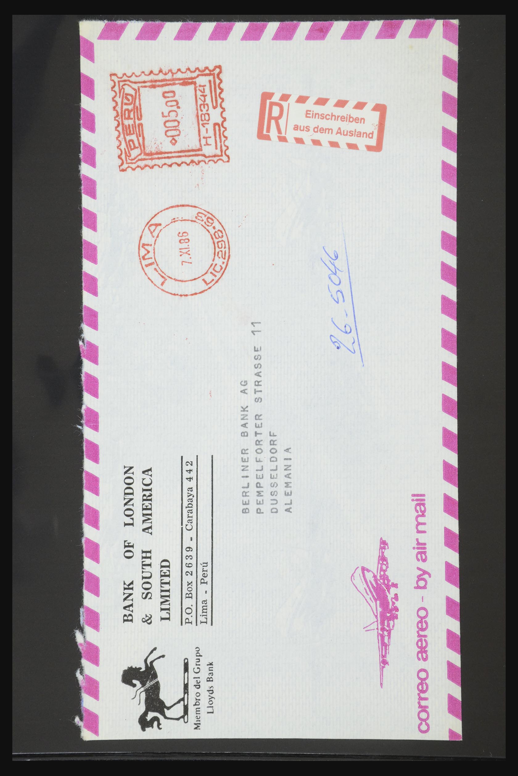 32251 2260 - 32251 Latijns Amerika brieven 1900-1980.