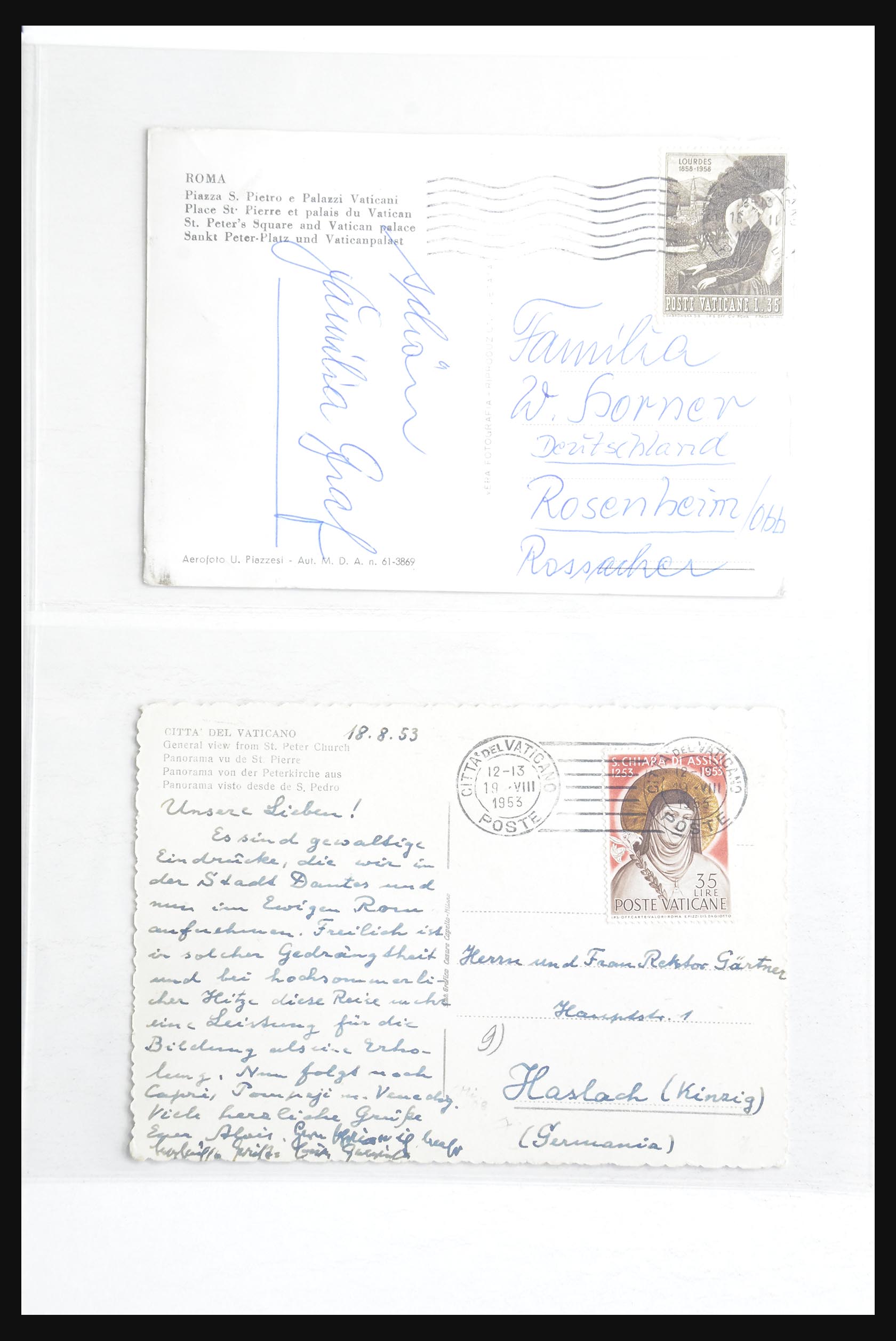 32252 0007 - 32252 Italië en gebieden brieven 1850-1960.