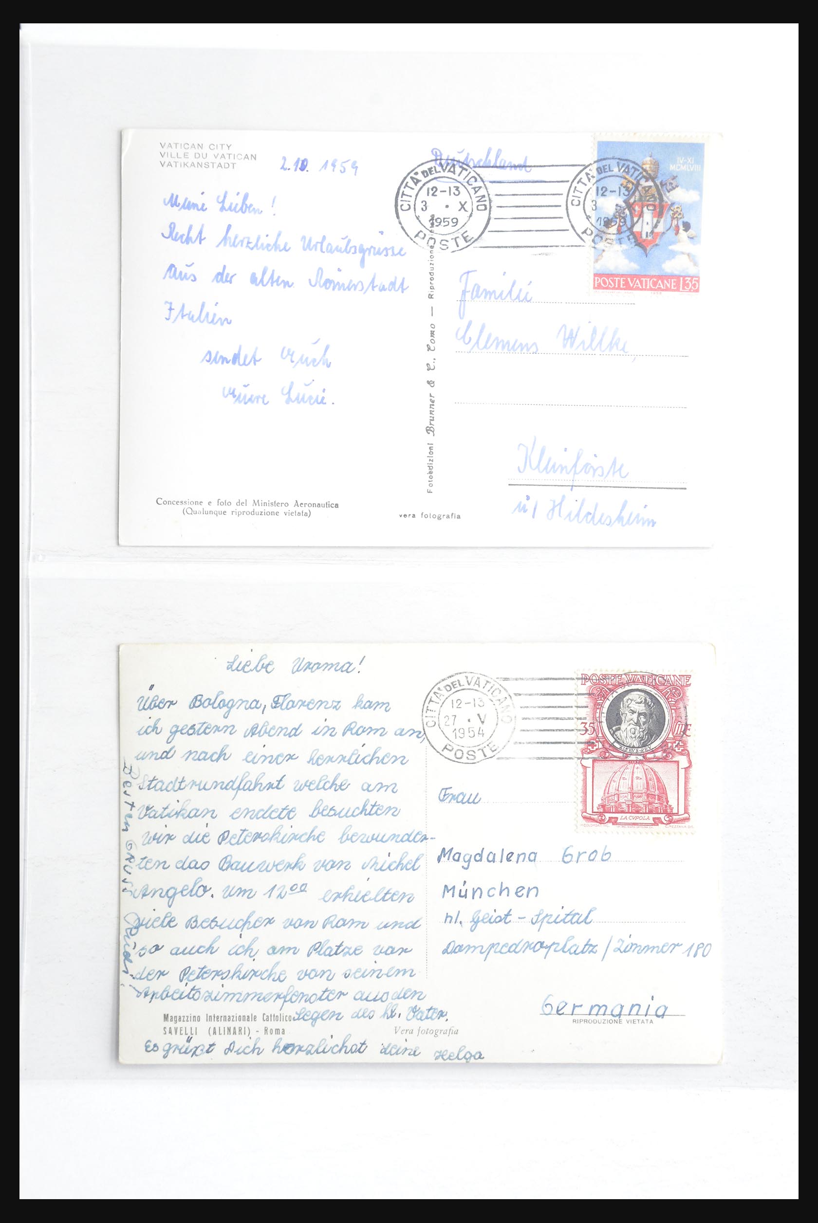 32252 0009 - 32252 Italië en gebieden brieven 1850-1960.
