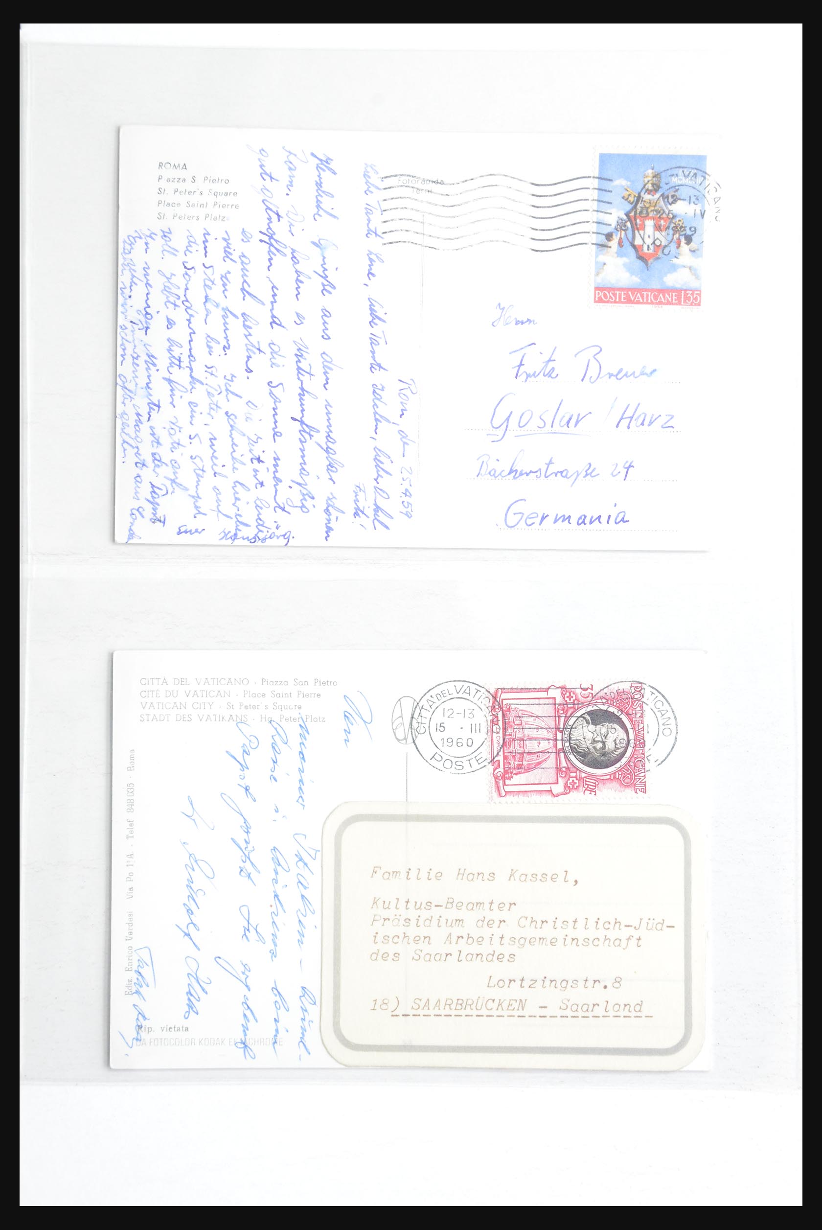 32252 0013 - 32252 Italië en gebieden brieven 1850-1960.