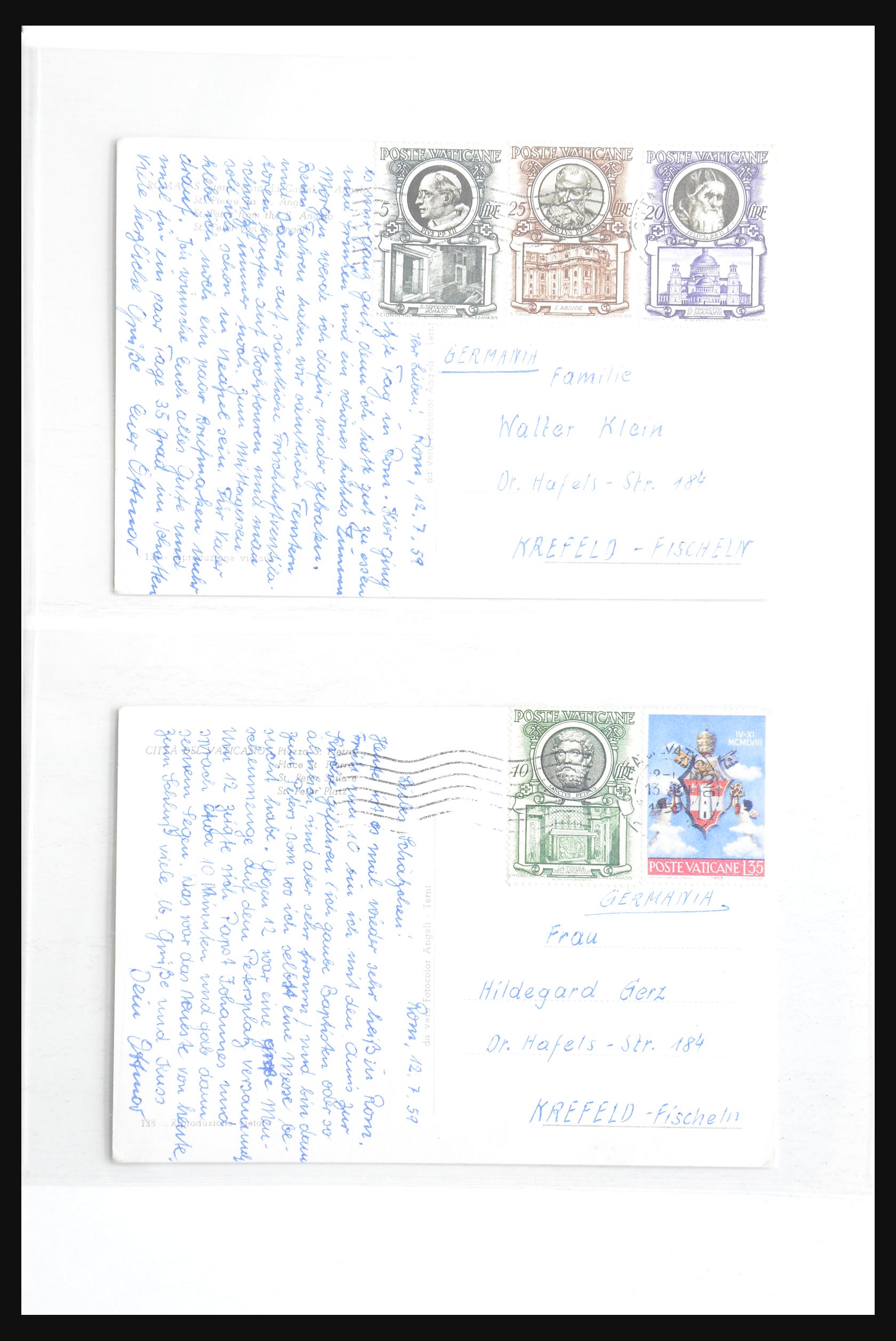 32252 0021 - 32252 Italië en gebieden brieven 1850-1960.