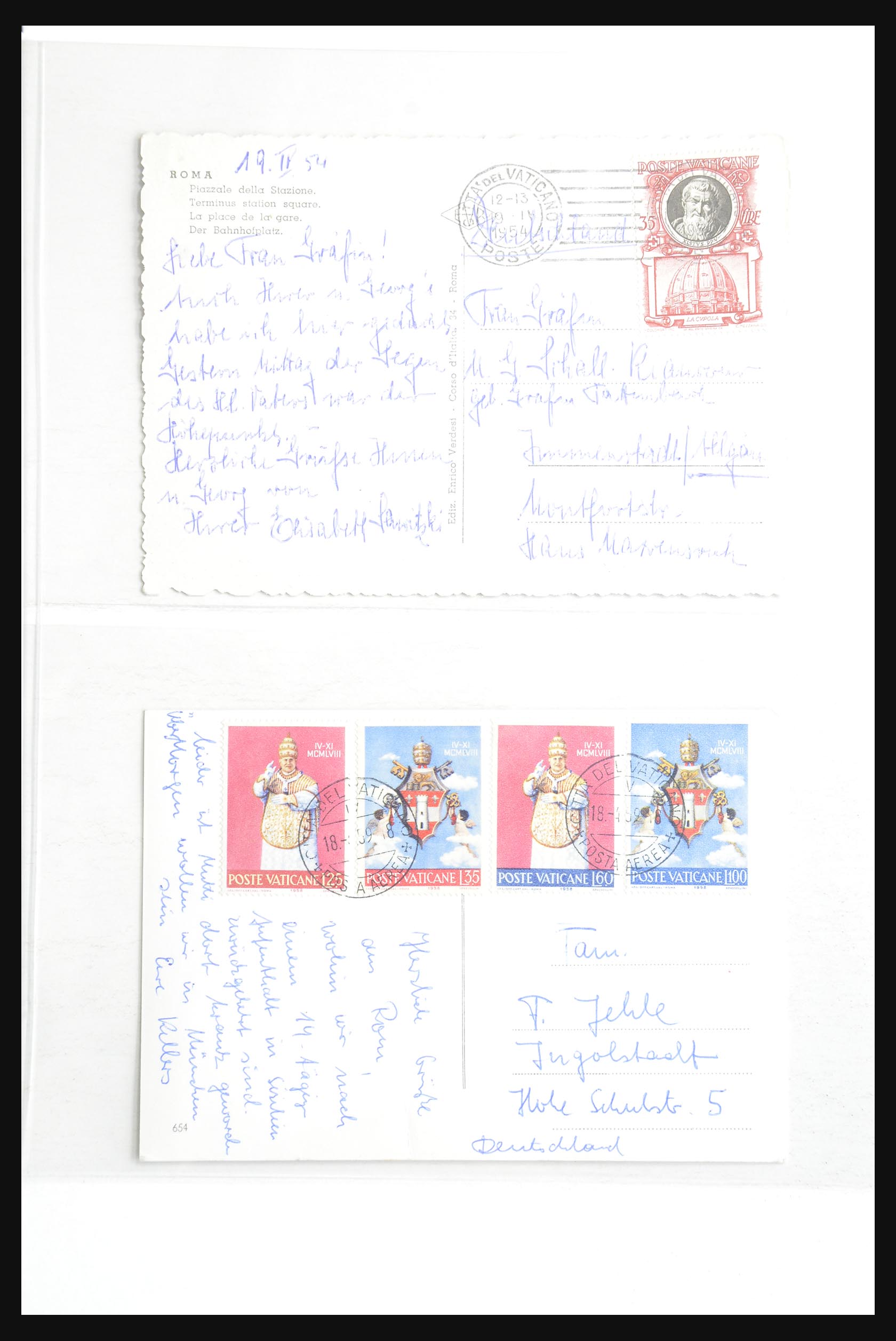 32252 0039 - 32252 Italië en gebieden brieven 1850-1960.