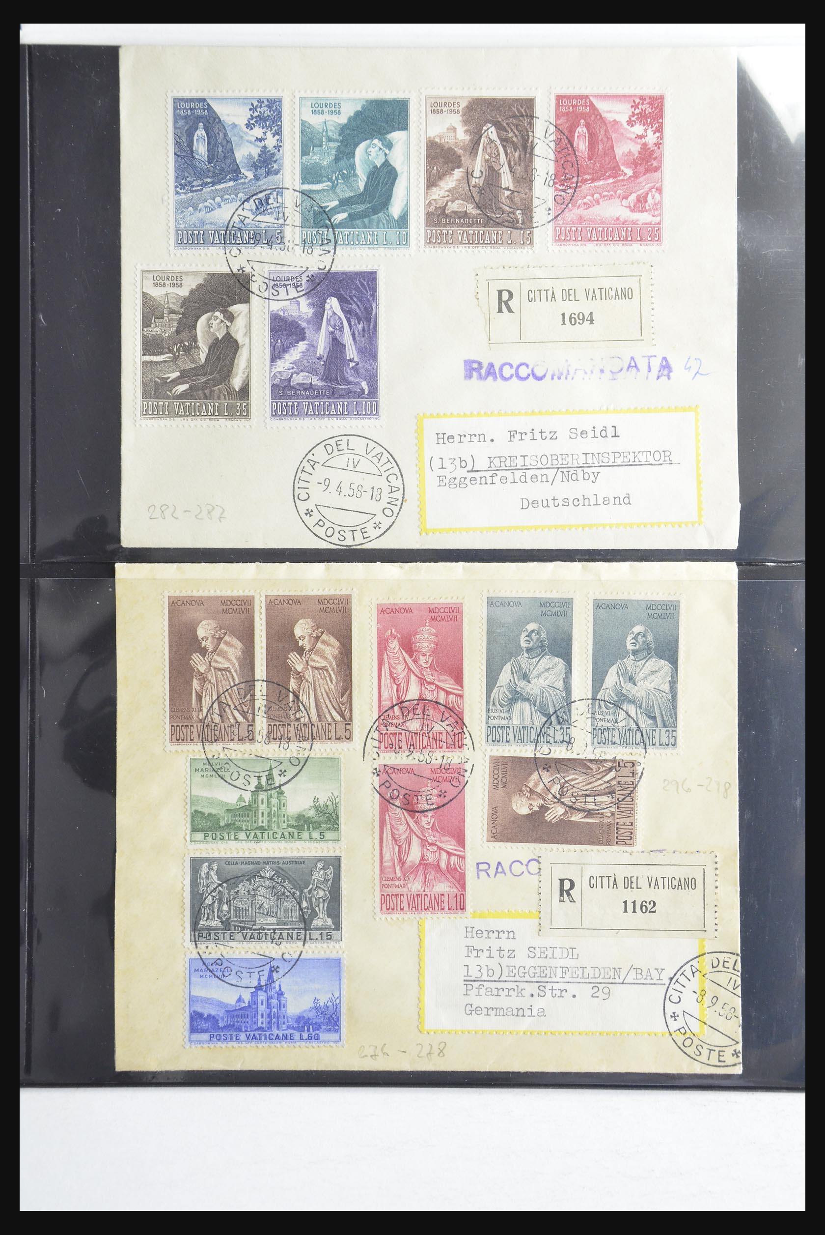 32252 0077 - 32252 Italië en gebieden brieven 1850-1960.