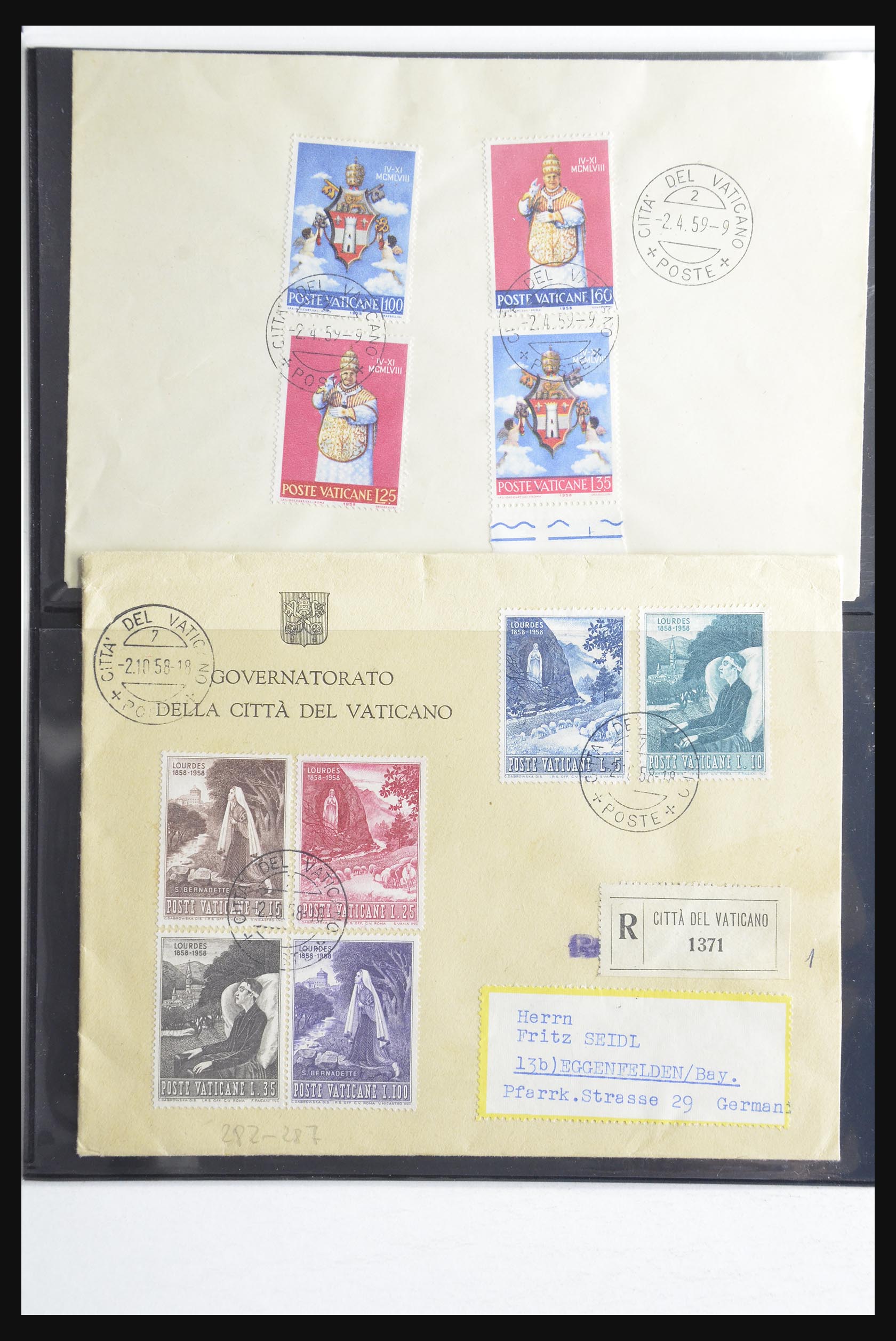 32252 0078 - 32252 Italië en gebieden brieven 1850-1960.