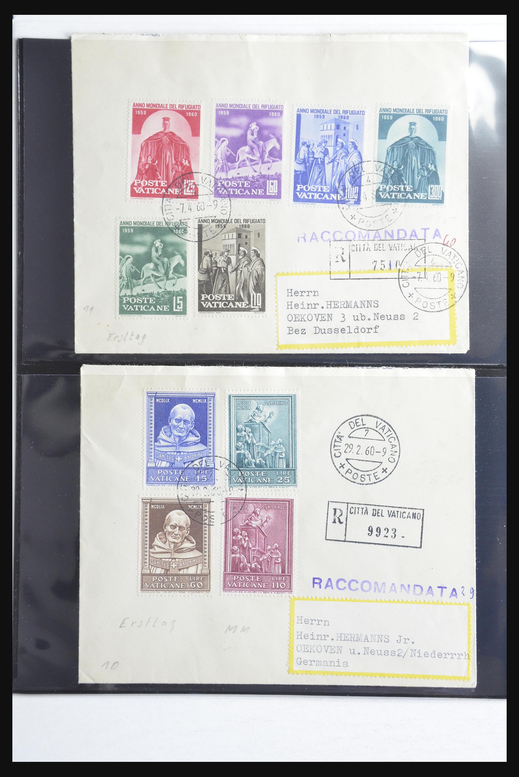 32252 0084 - 32252 Italy and territories covers 1850-1960.