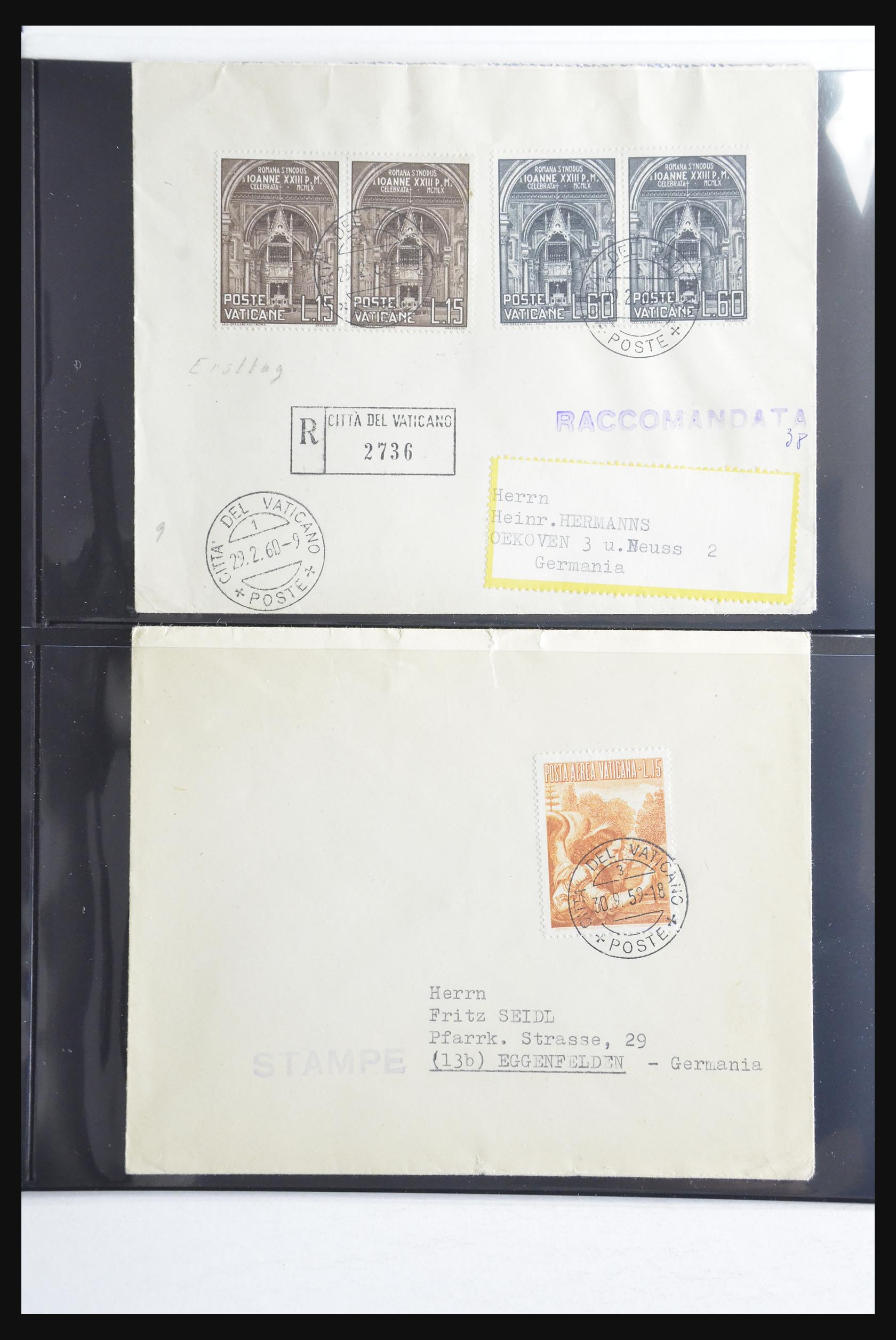 32252 0085 - 32252 Italië en gebieden brieven 1850-1960.