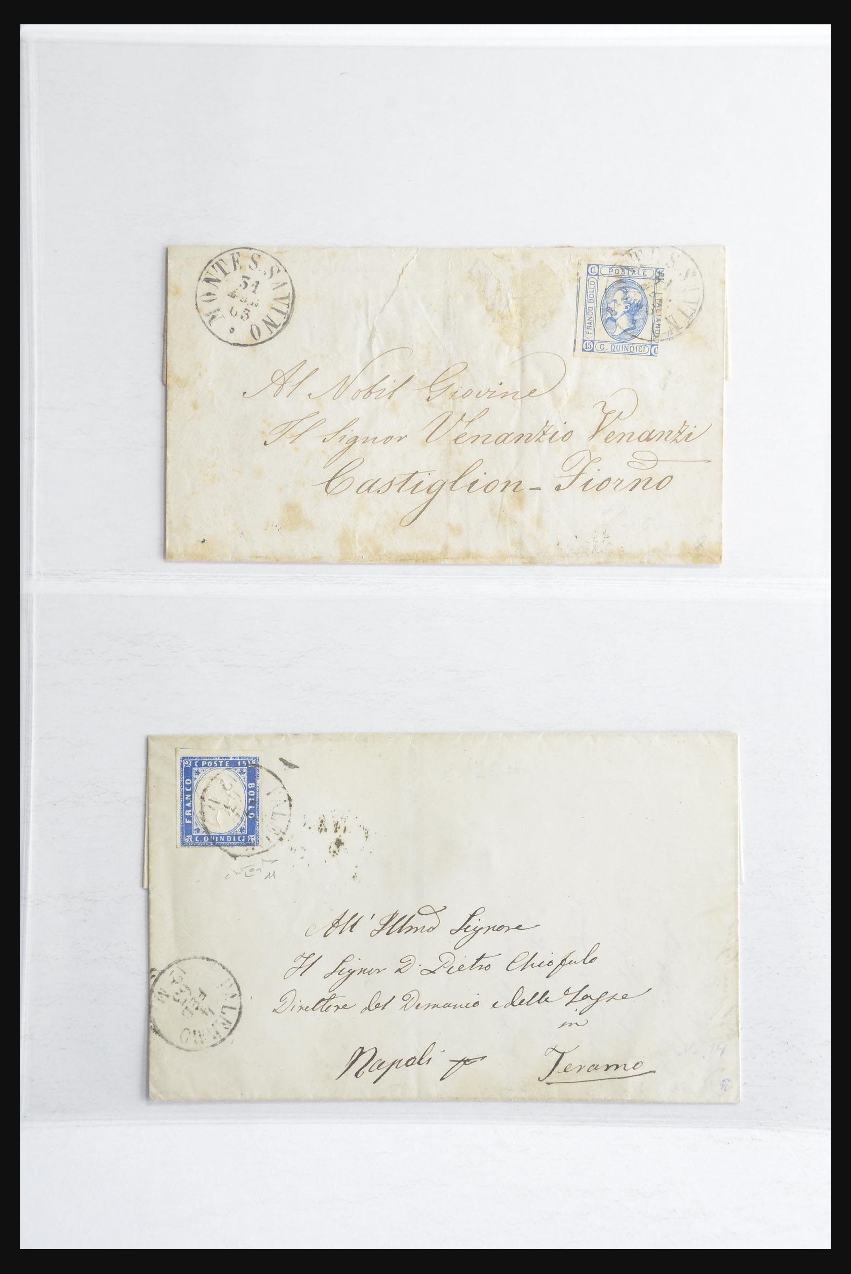 32252 0092 - 32252 Italië en gebieden brieven 1850-1960.