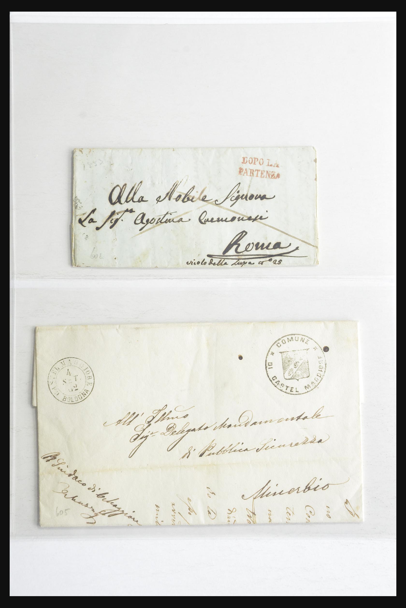 32252 0100 - 32252 Italië en gebieden brieven 1850-1960.