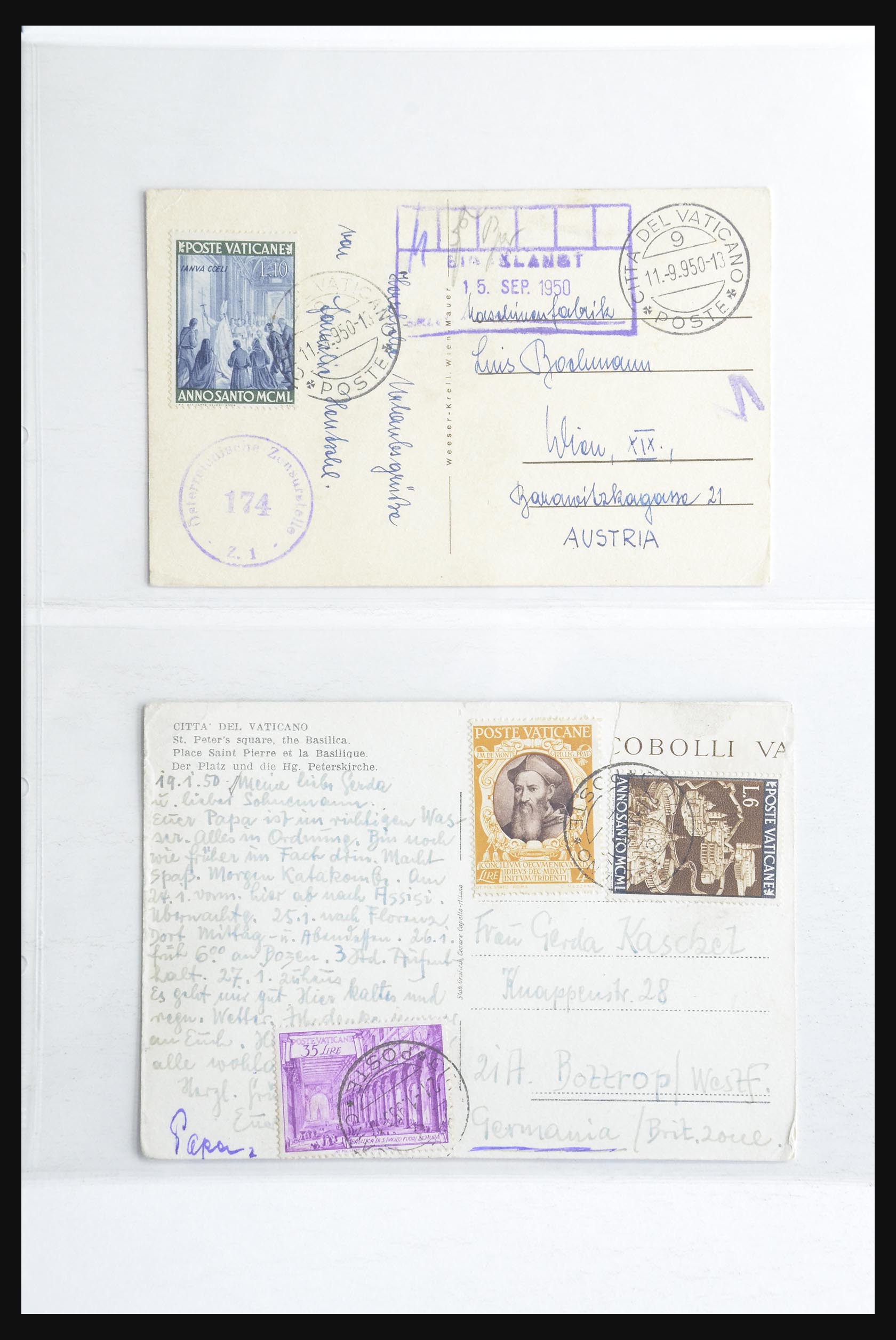 32252 6465 - 32252 Italië en gebieden brieven 1850-1960.