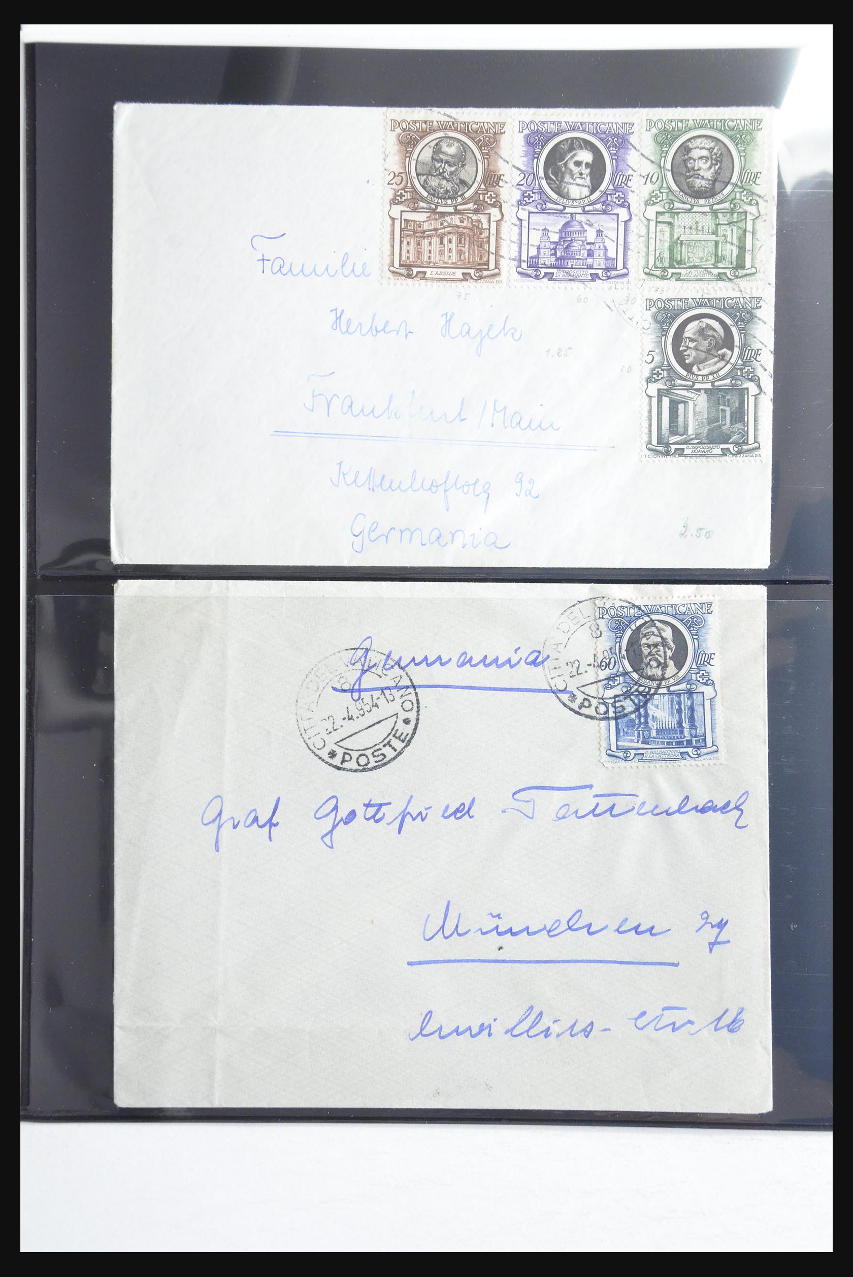 32252 6520 - 32252 Italië en gebieden brieven 1850-1960.