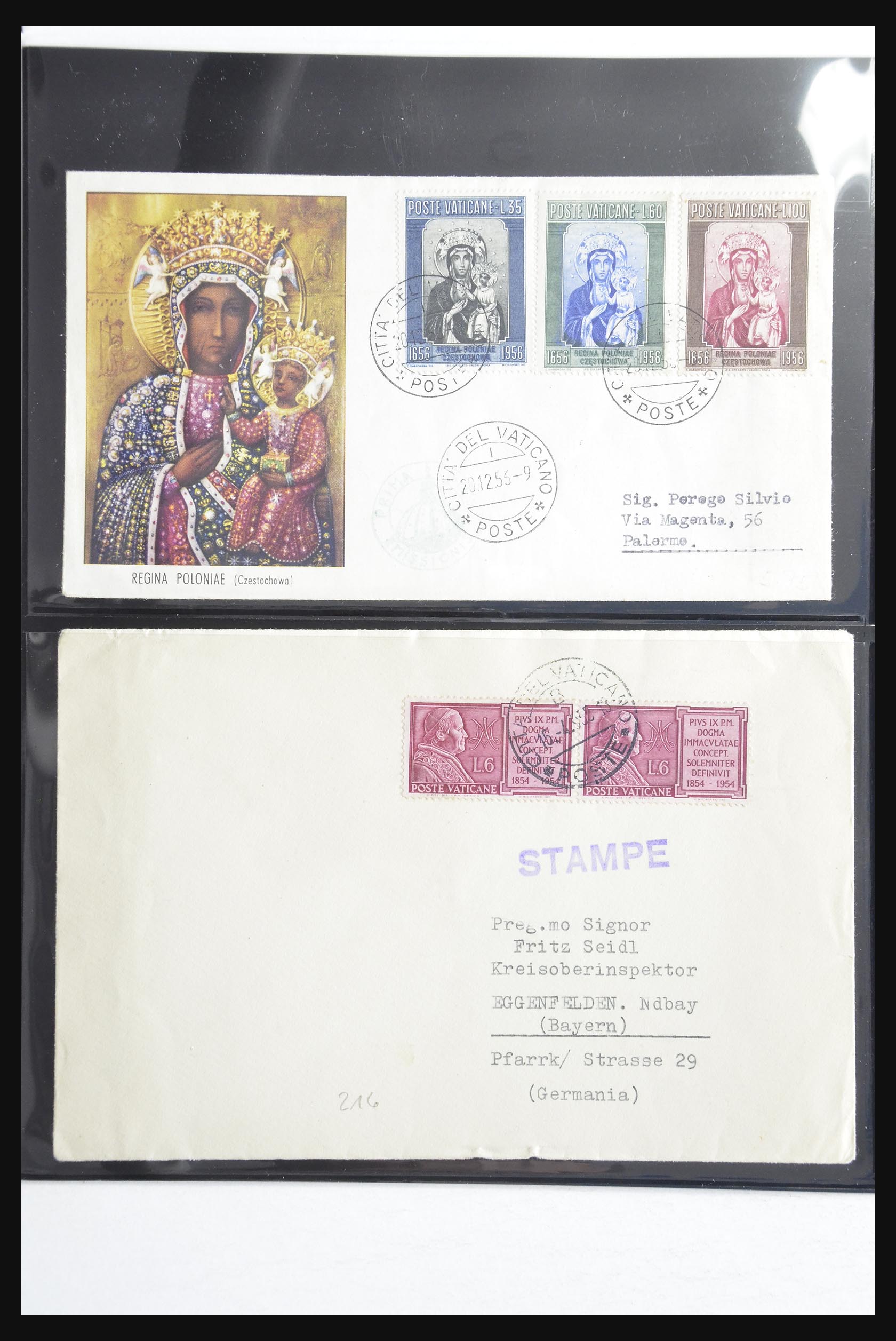 32252 6522 - 32252 Italië en gebieden brieven 1850-1960.