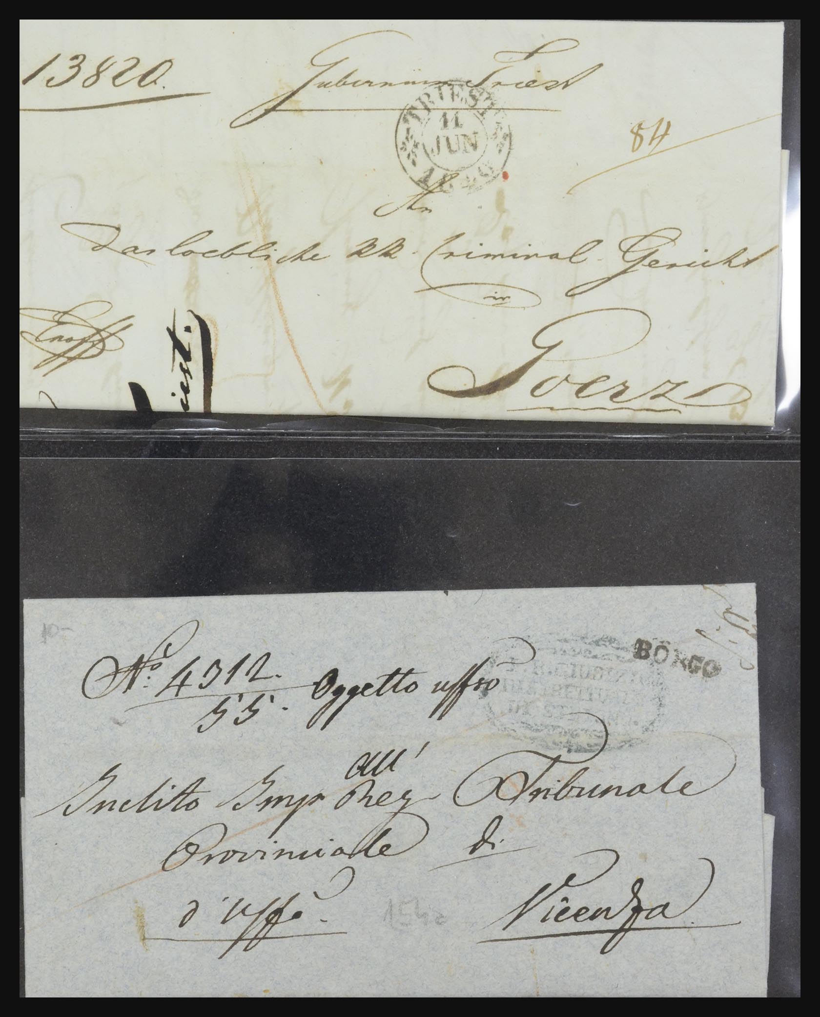 32254 0053 - 32254 Austria covers from 1800.