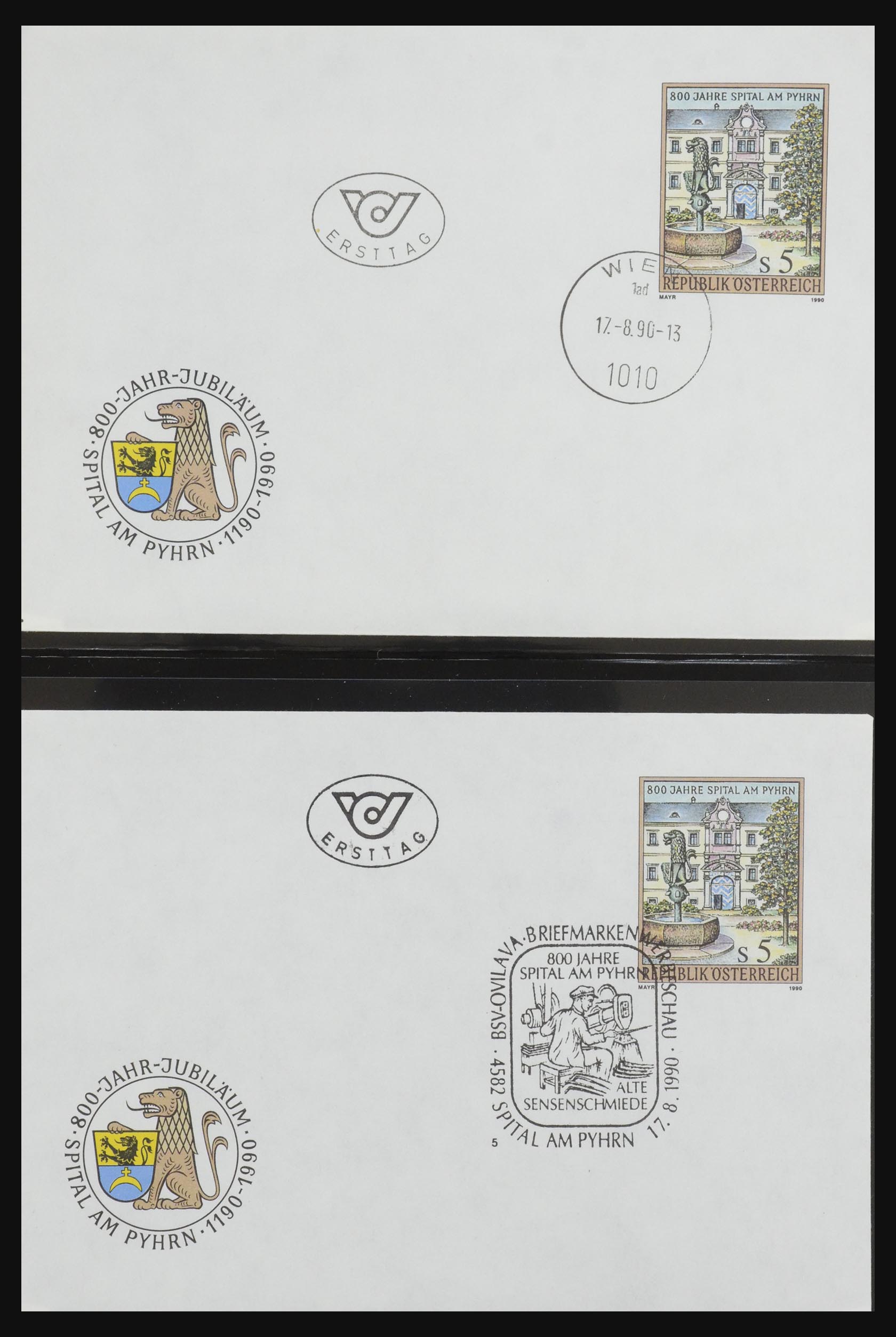 32254 1729 - 32254 Austria covers from 1800.