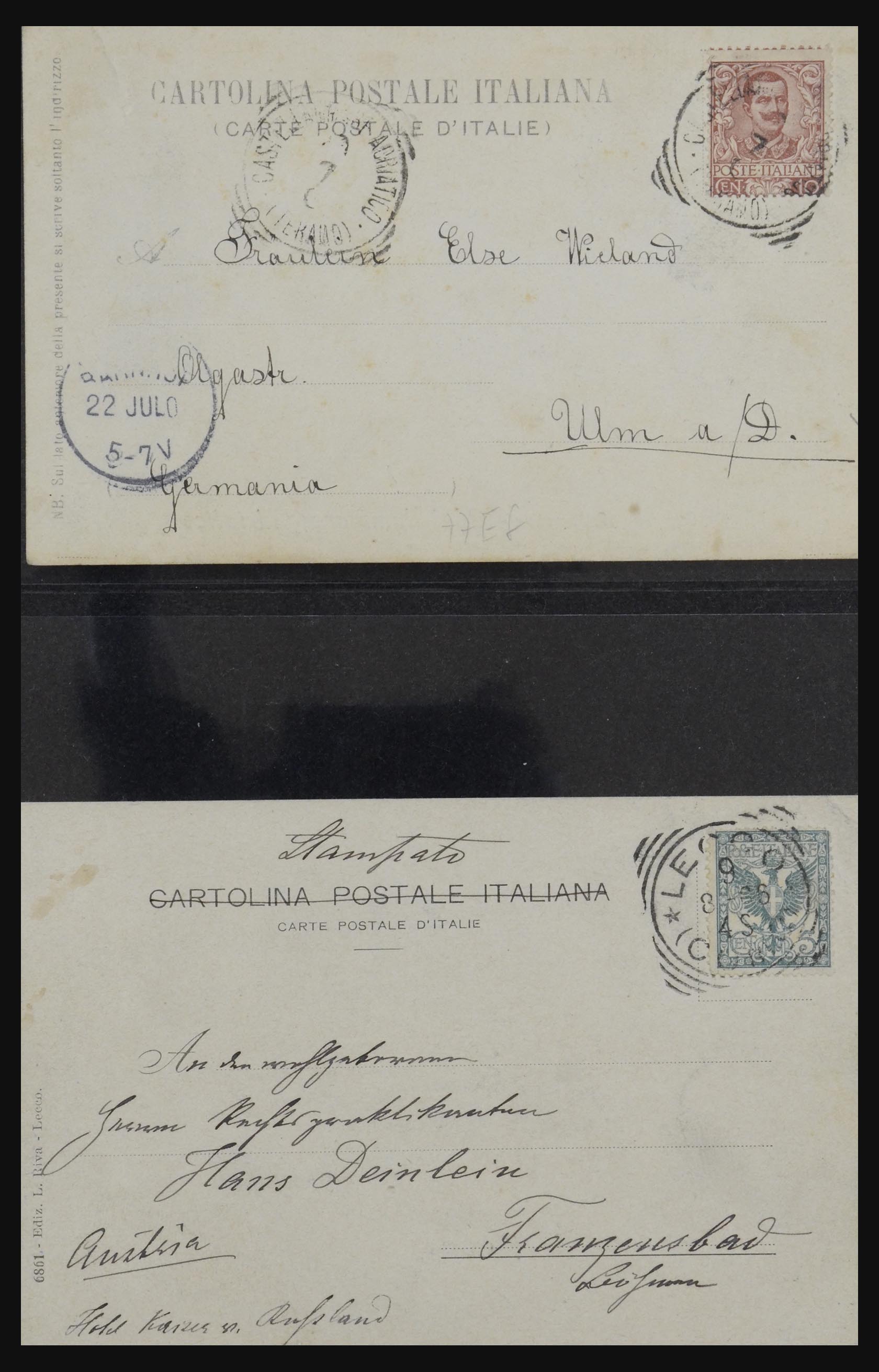 32255 1474 - 32255 Italy cards 1900-1945.