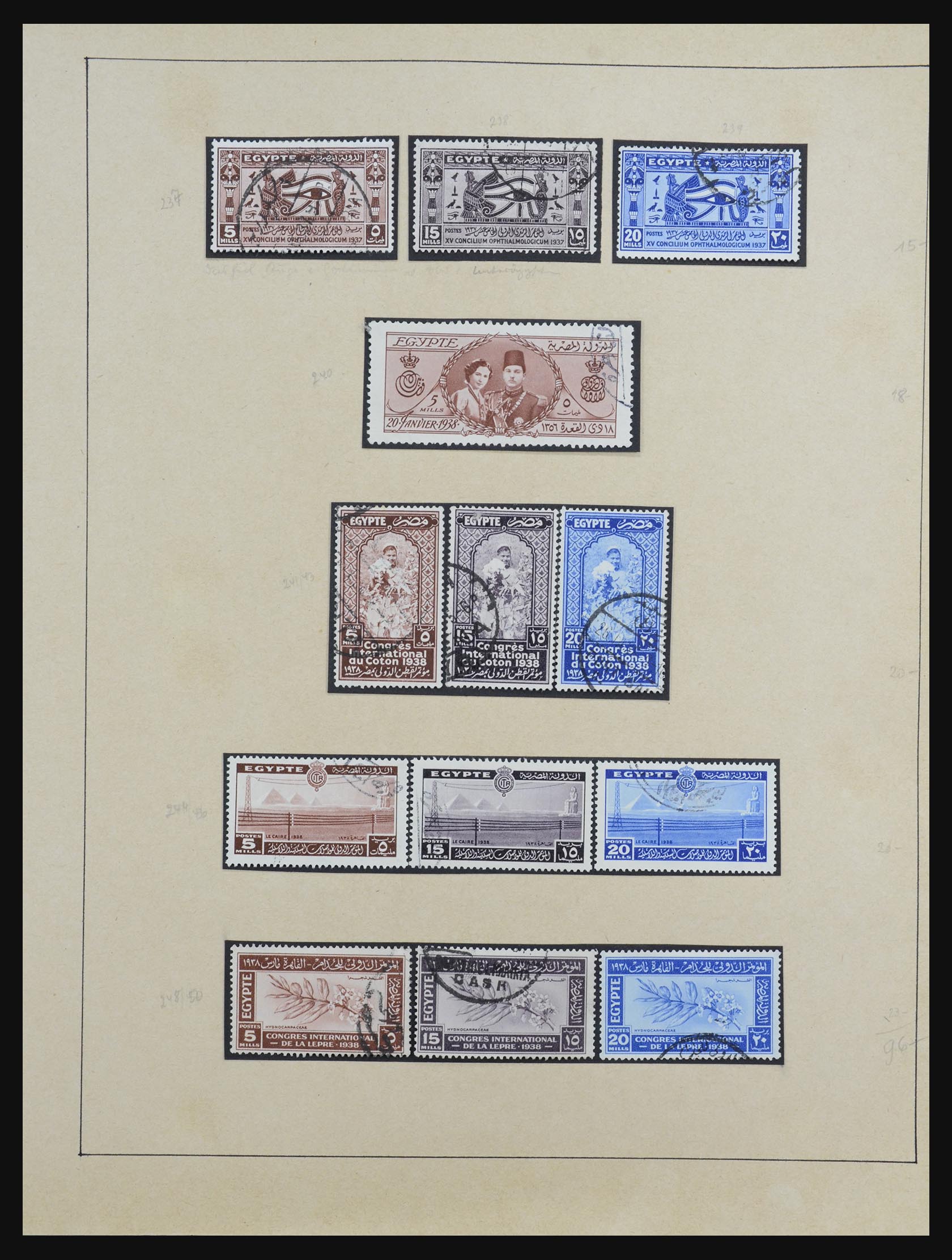 32267 025 - 32267 Egypt 1867-1963.