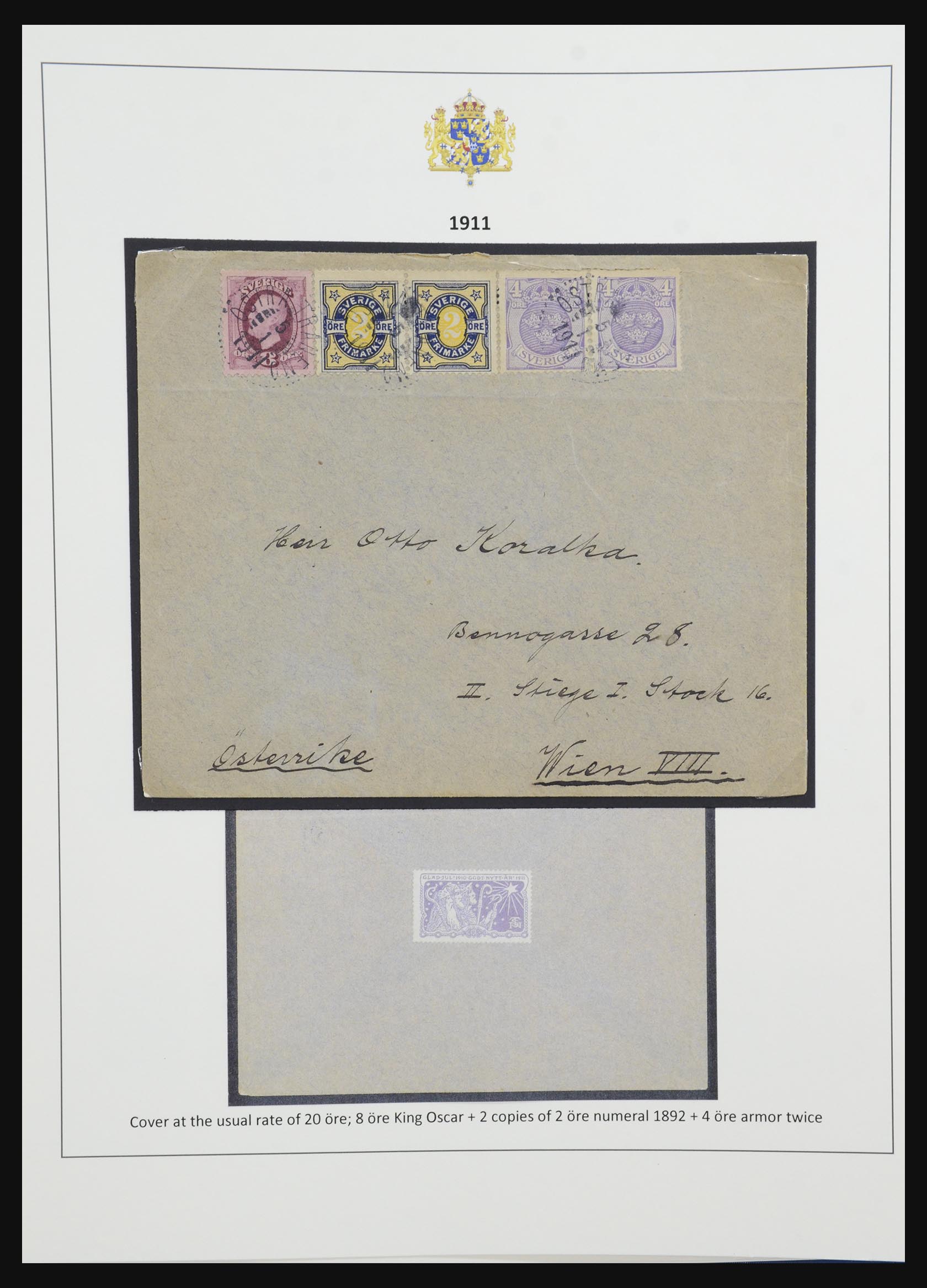 32268 020 - 32268 Sweden 1855-1936.