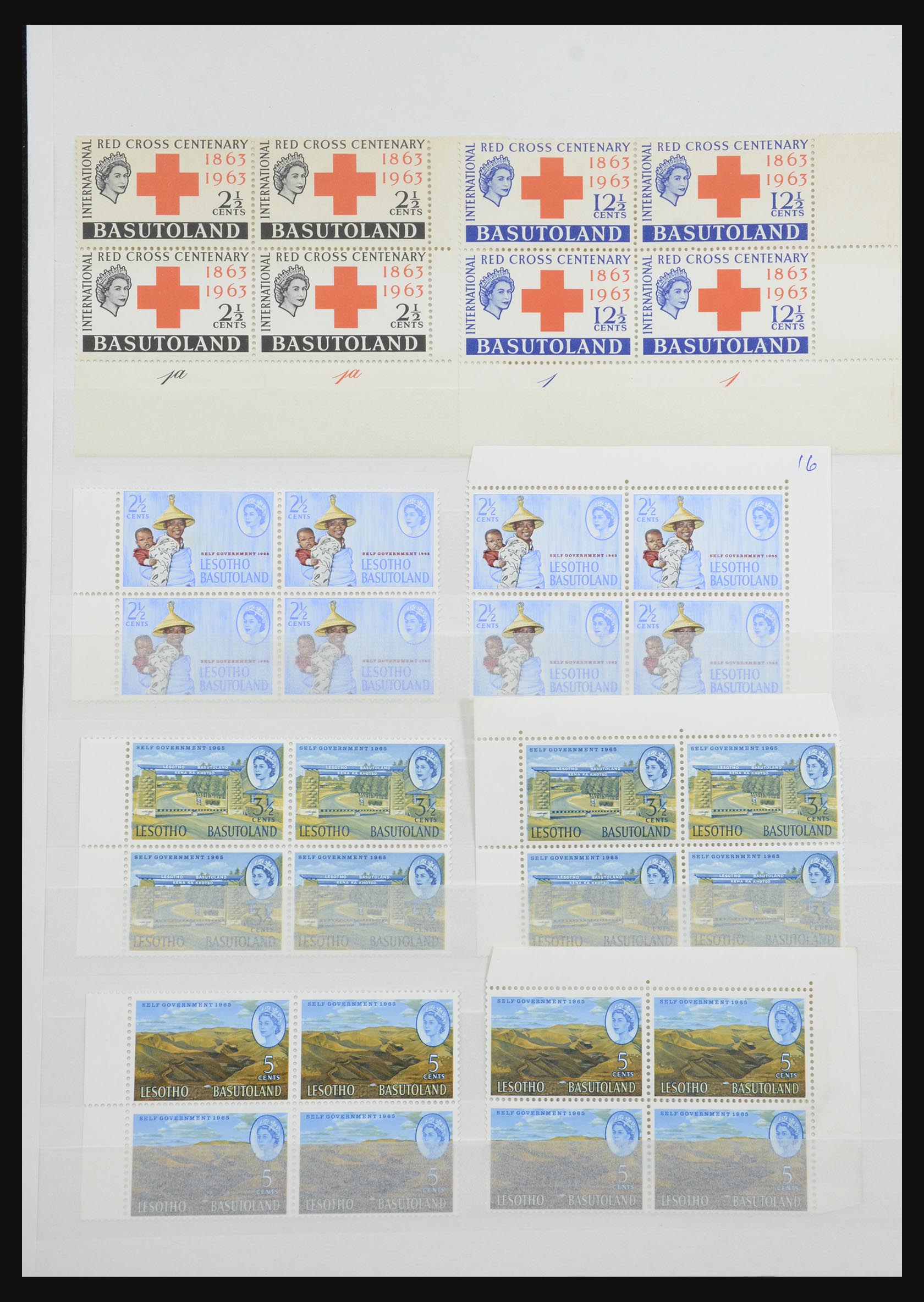 32273 008 - 32273 Basutoland 1933-1966.