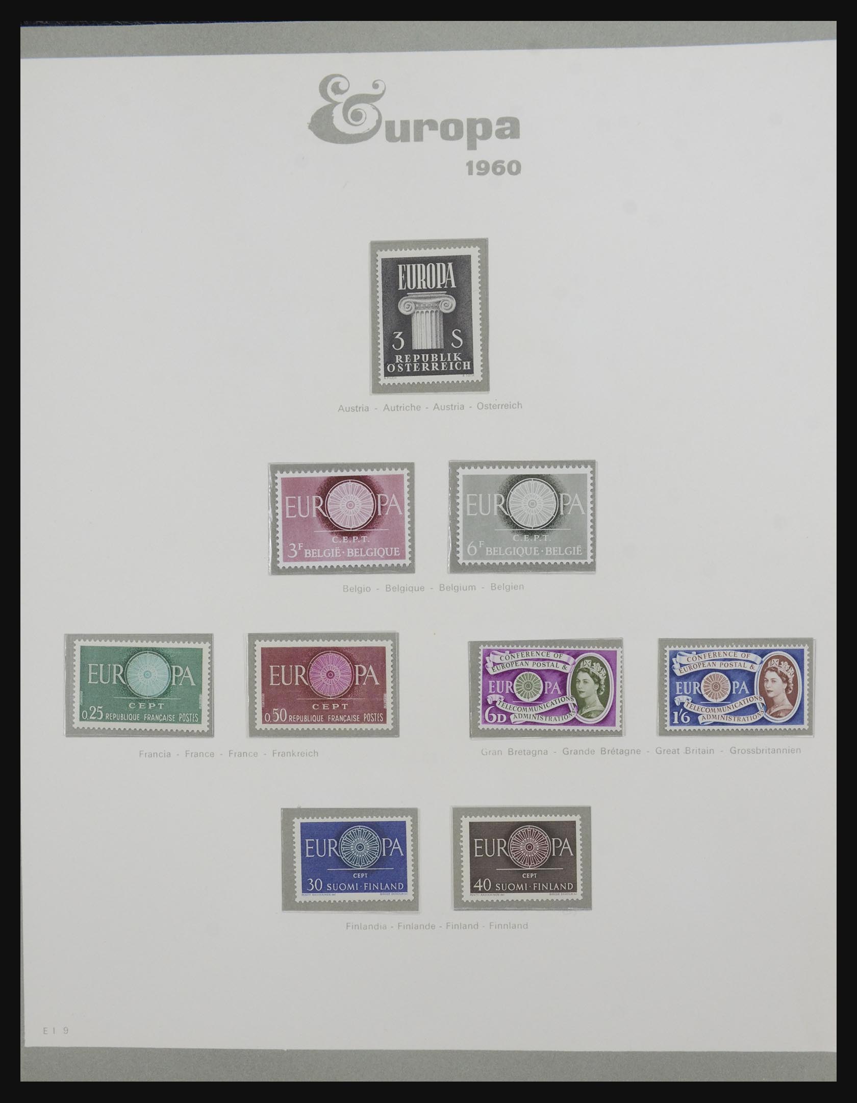 32289 0009 - 32289 Europa CEPT 1956-2001.