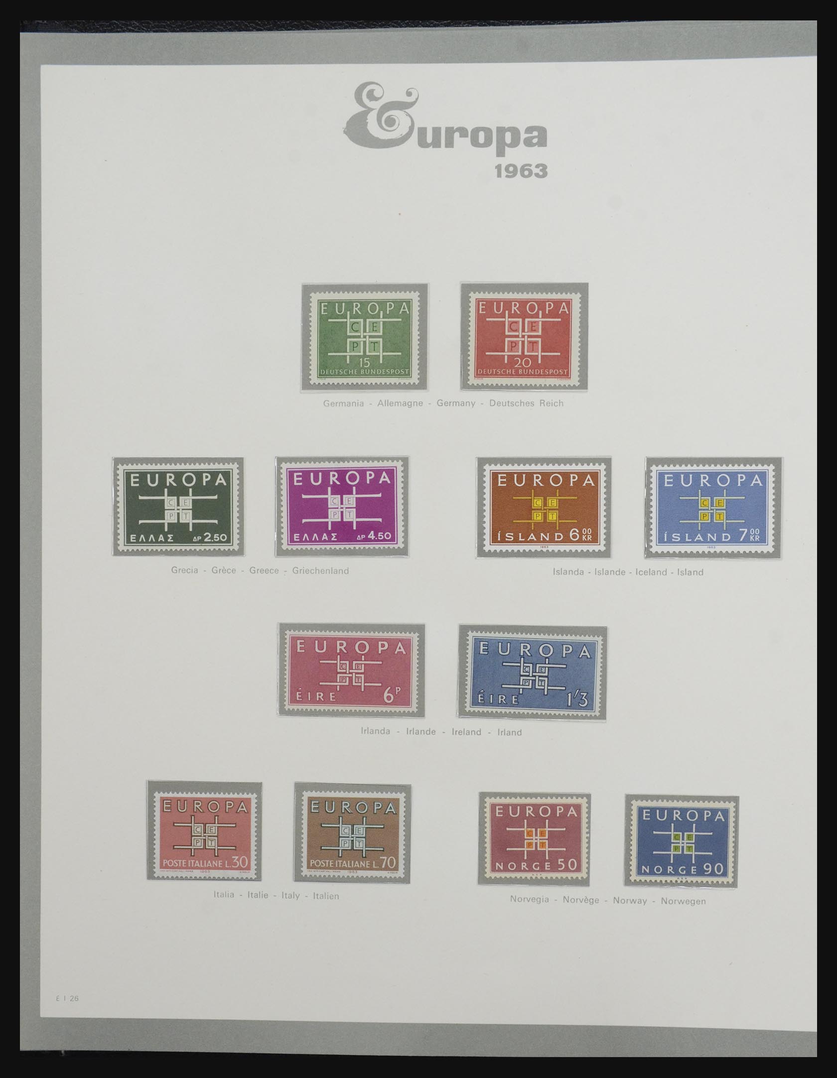 32289 0021 - 32289 Europa CEPT 1956-2001.