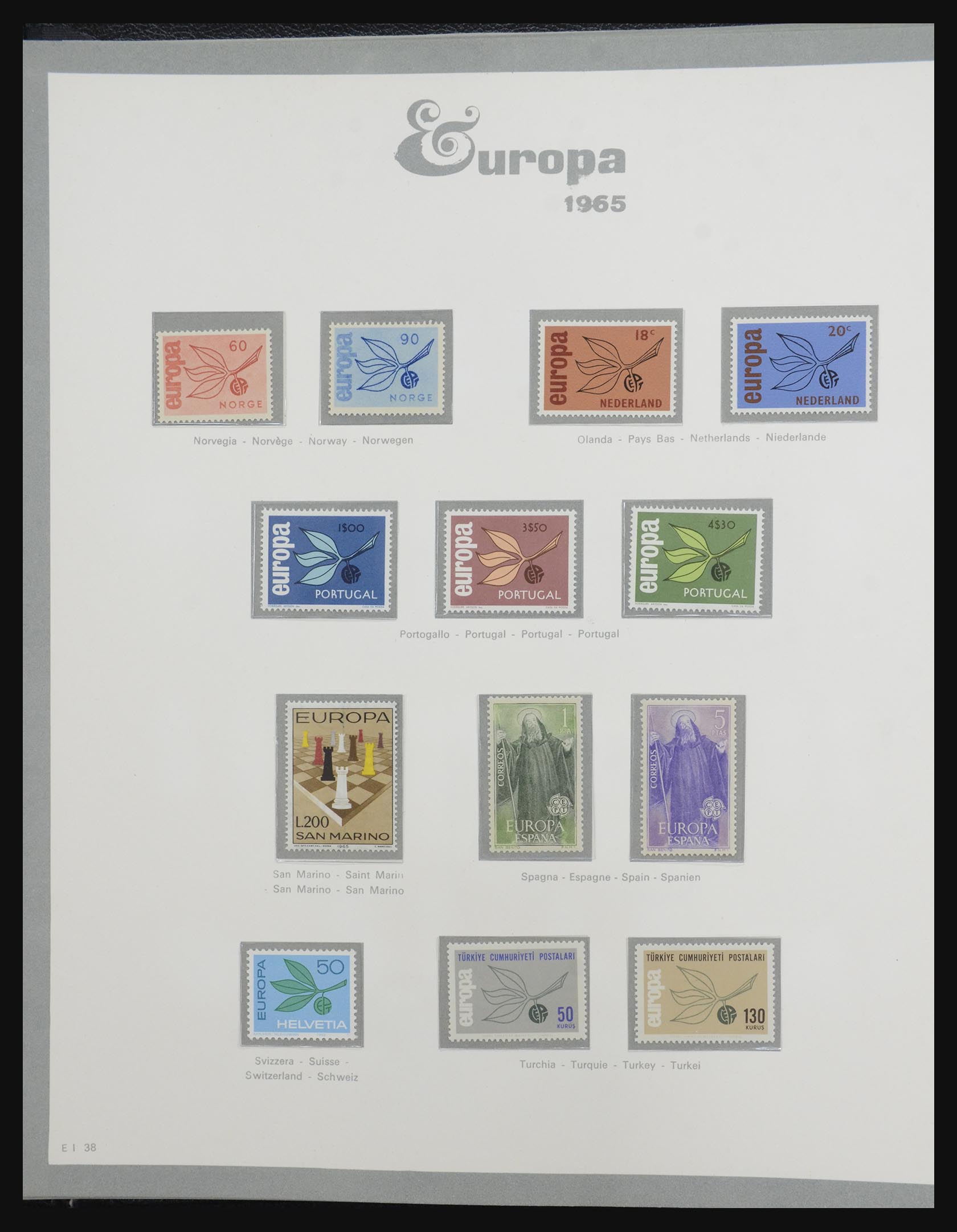32289 0030 - 32289 Europa CEPT 1956-2001.