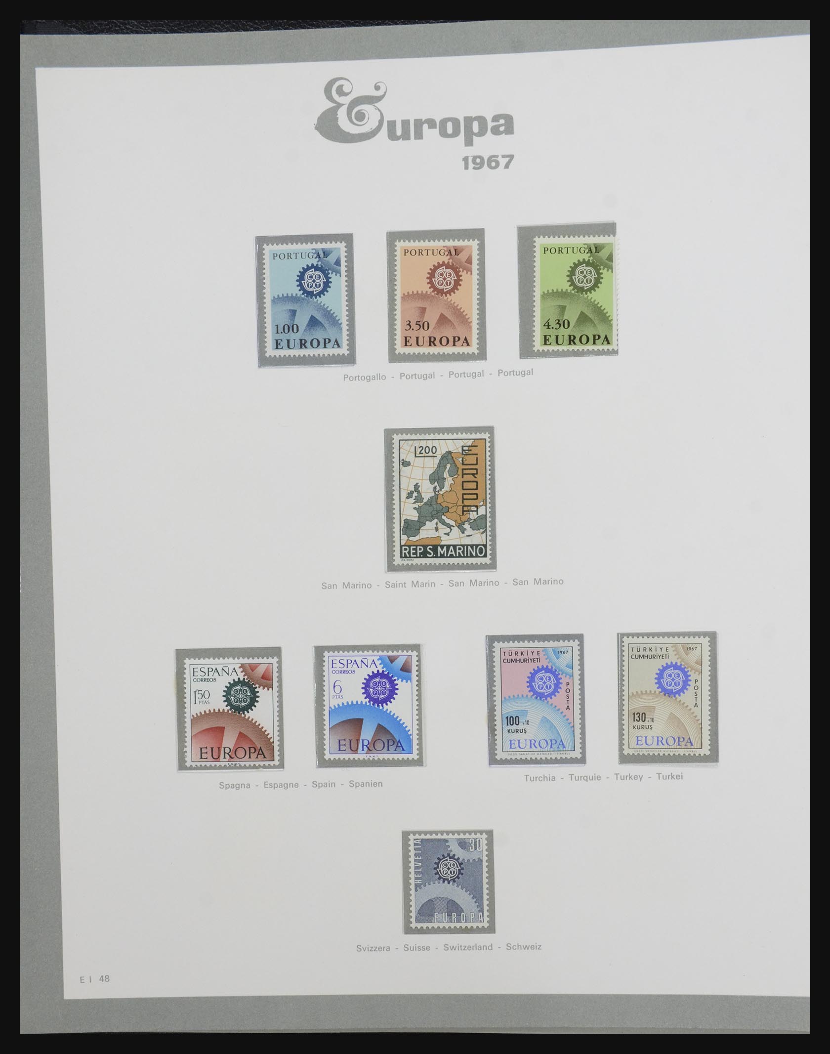 32289 0038 - 32289 Europa CEPT 1956-2001.