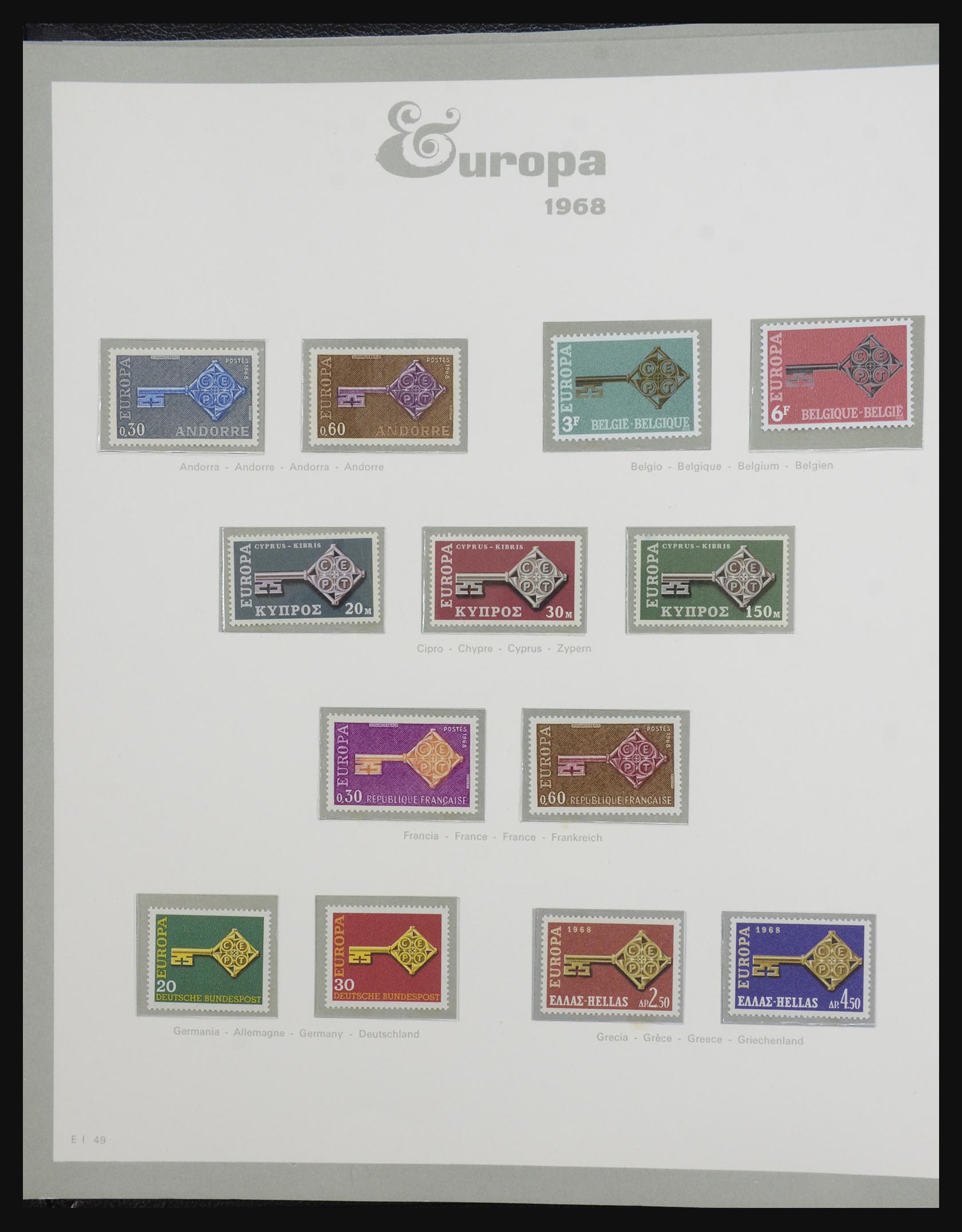 32289 0039 - 32289 Europa CEPT 1956-2001.