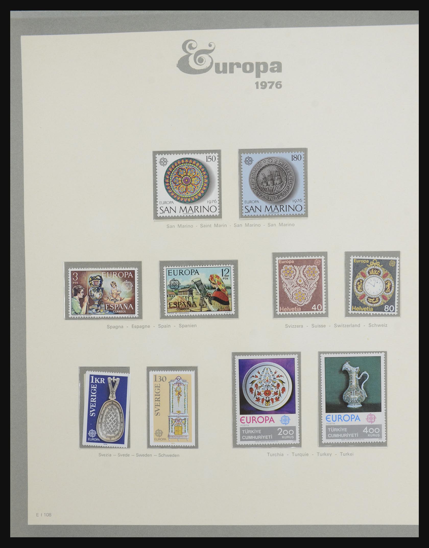 32289 0084 - 32289 Europa CEPT 1956-2001.