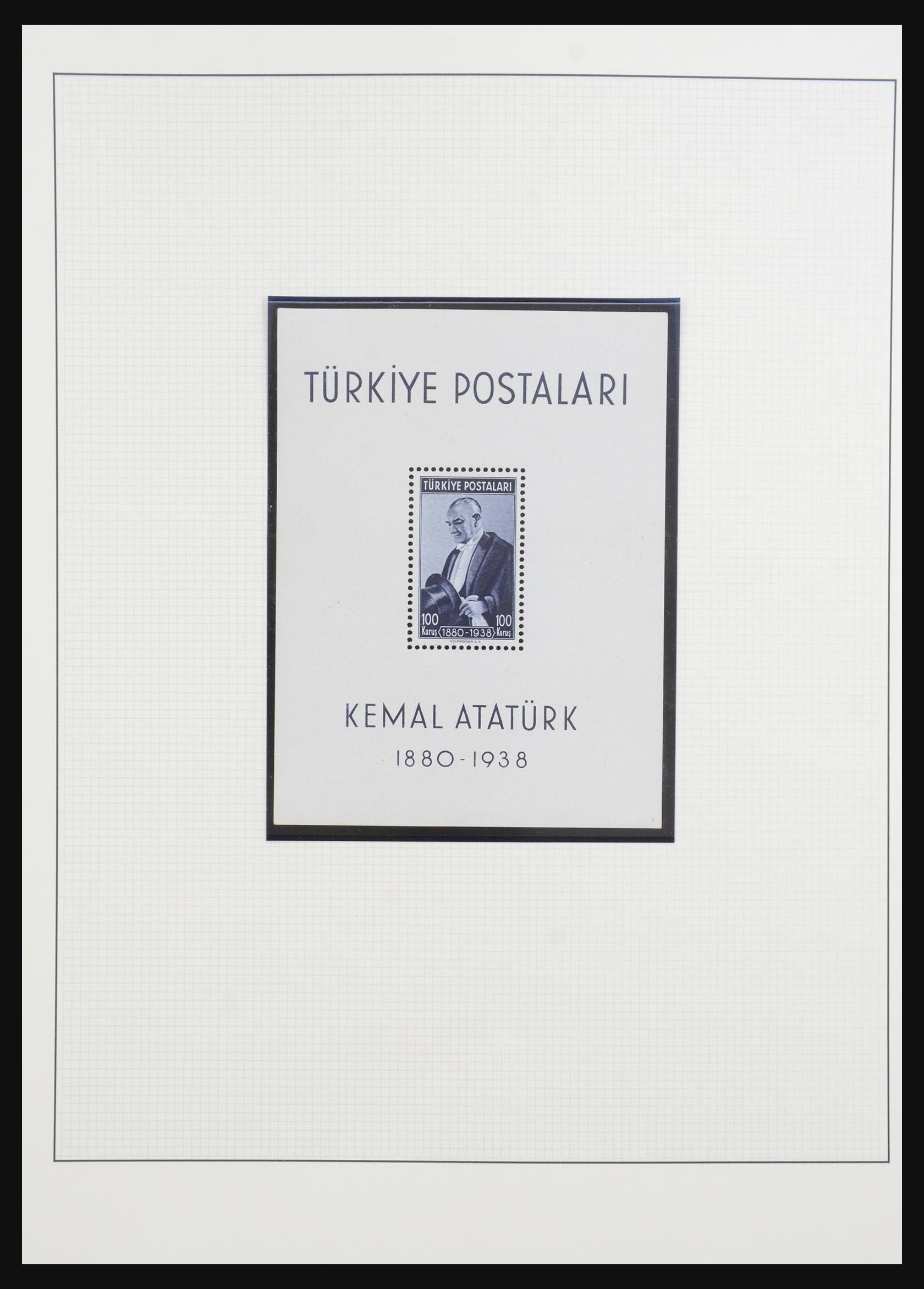 32304 001 - 32304 Turkey souvenir sheets 1938-2016.