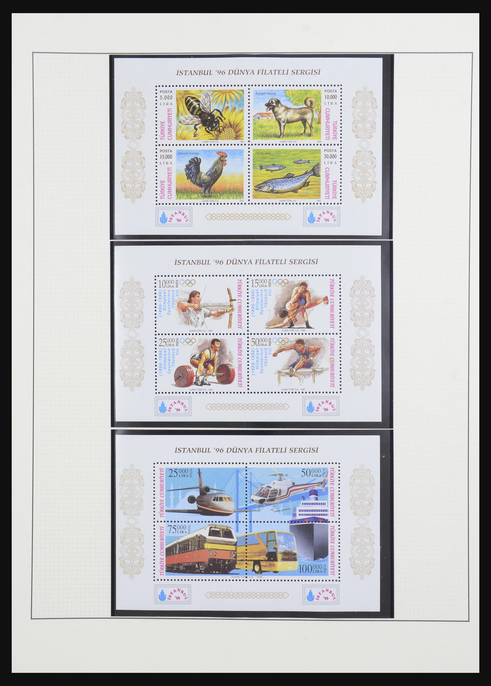 32304 014 - 32304 Turkey souvenir sheets 1938-2016.
