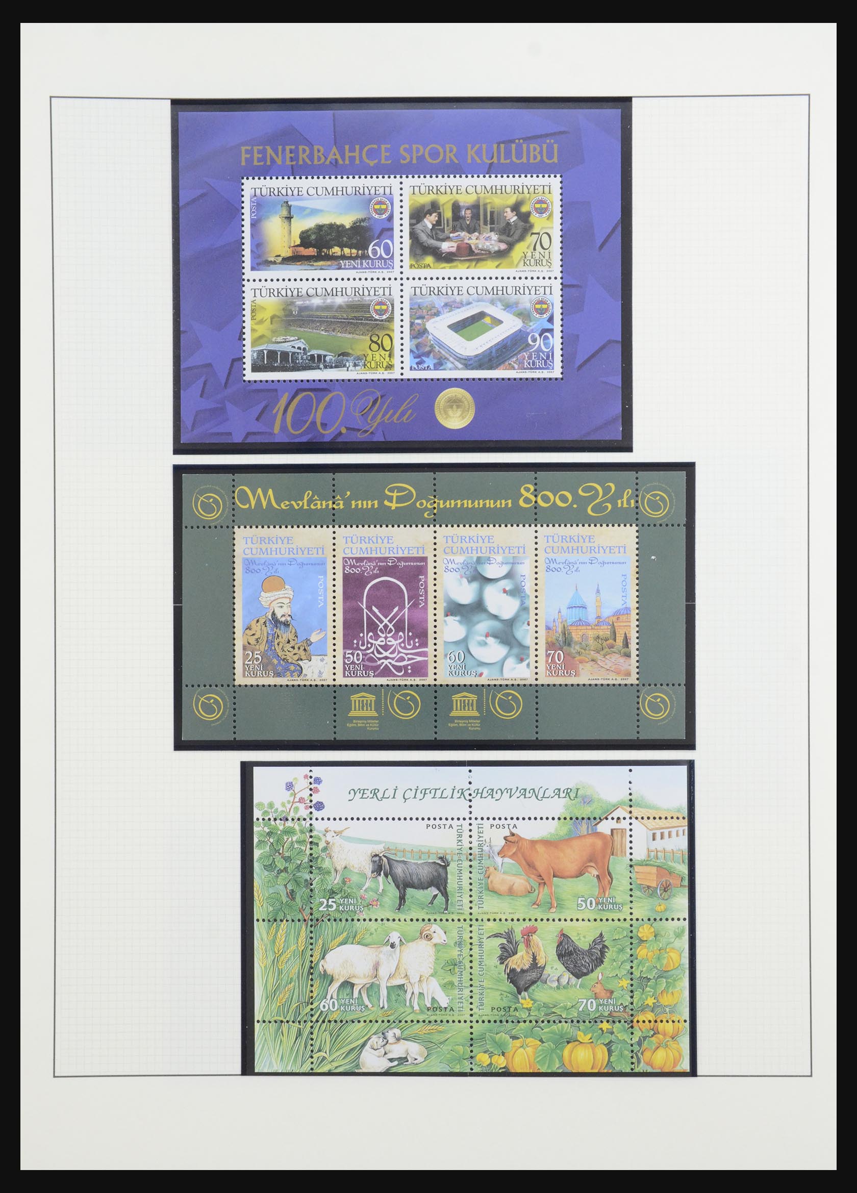 32304 026 - 32304 Turkey souvenir sheets 1938-2016.