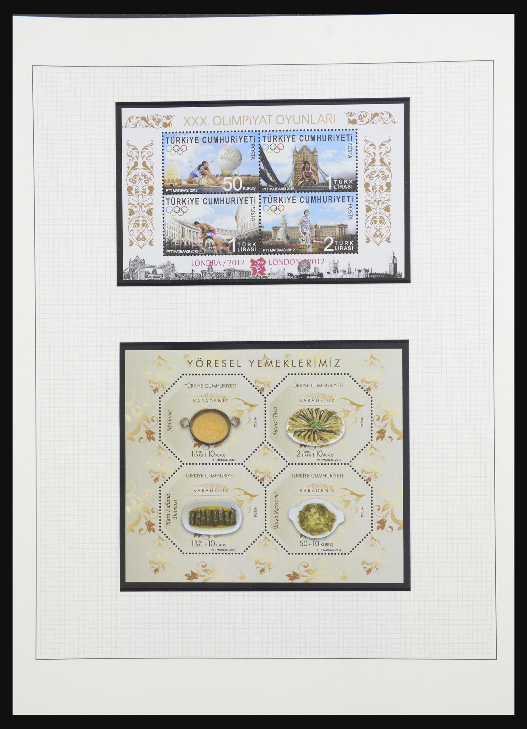 32304 037 - 32304 Turkey souvenir sheets 1938-2016.