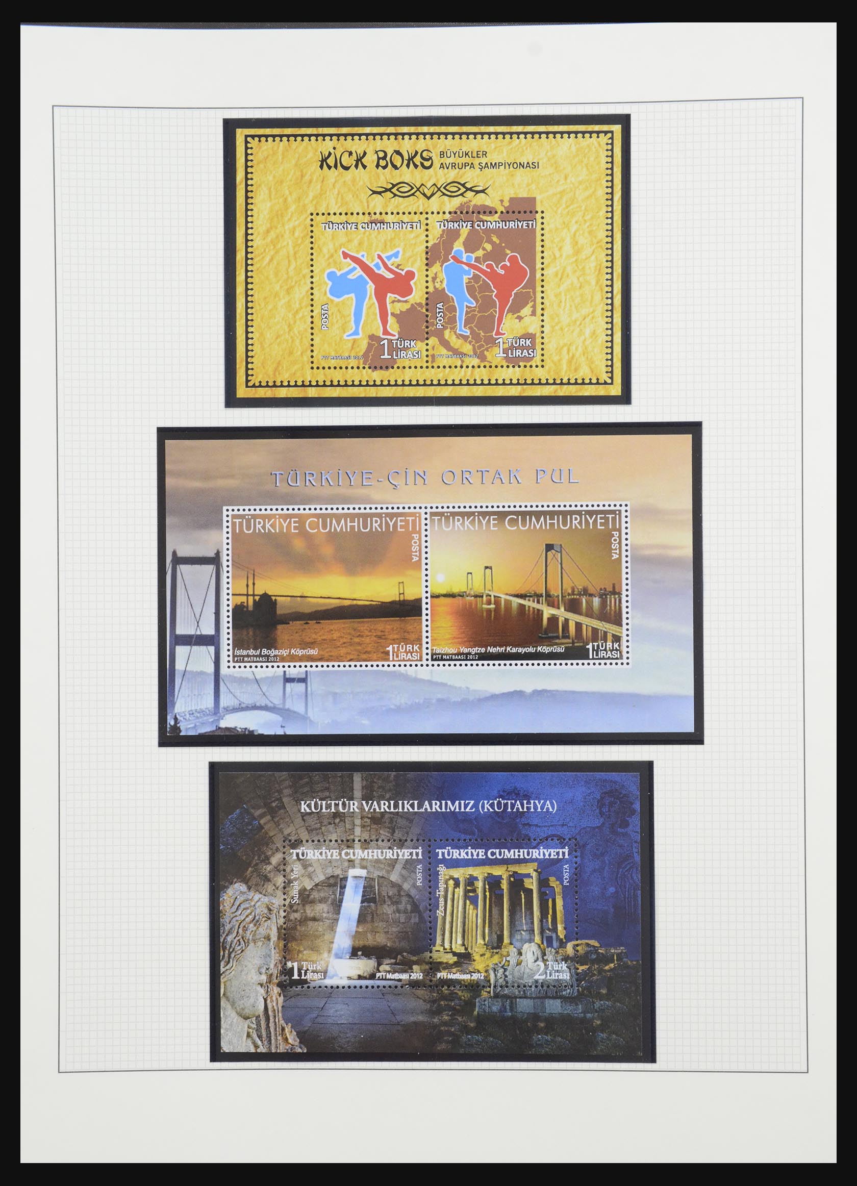 32304 038 - 32304 Turkey souvenir sheets 1938-2016.